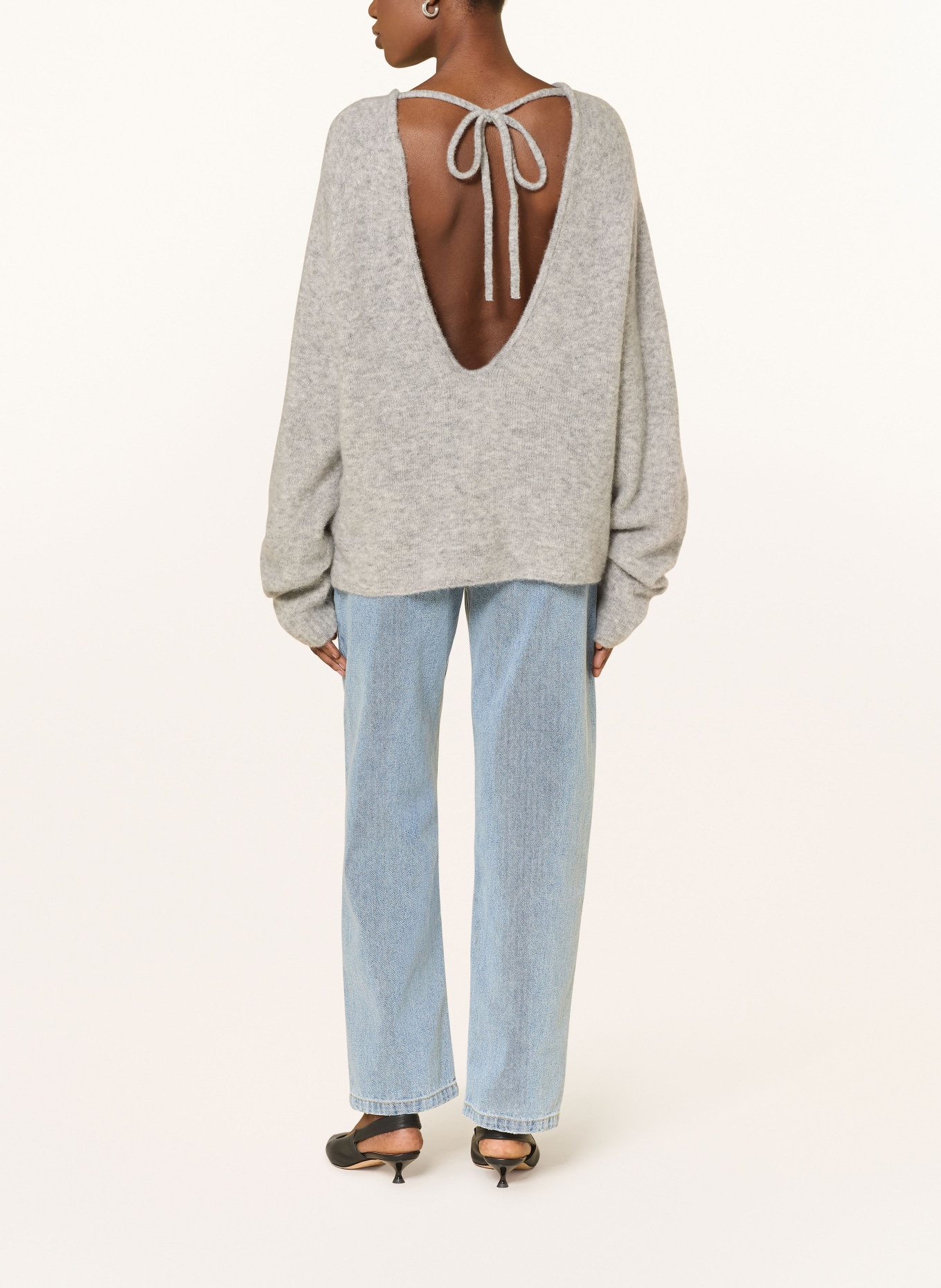 black palms Pullover YUNA: GRAU