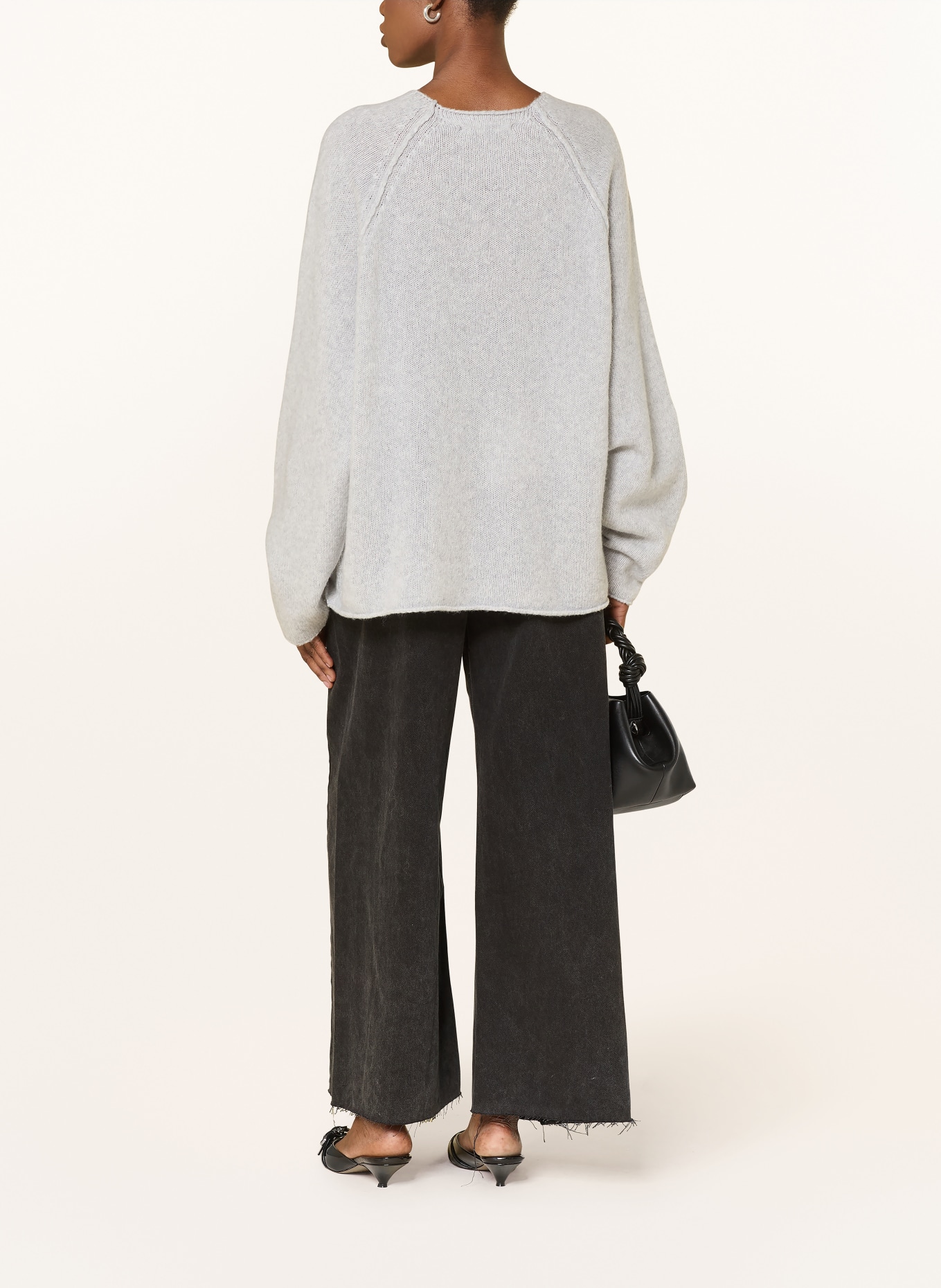 black palms Wide Leg Jeans JEANY 2501: FADED BLACK FADED BLACK