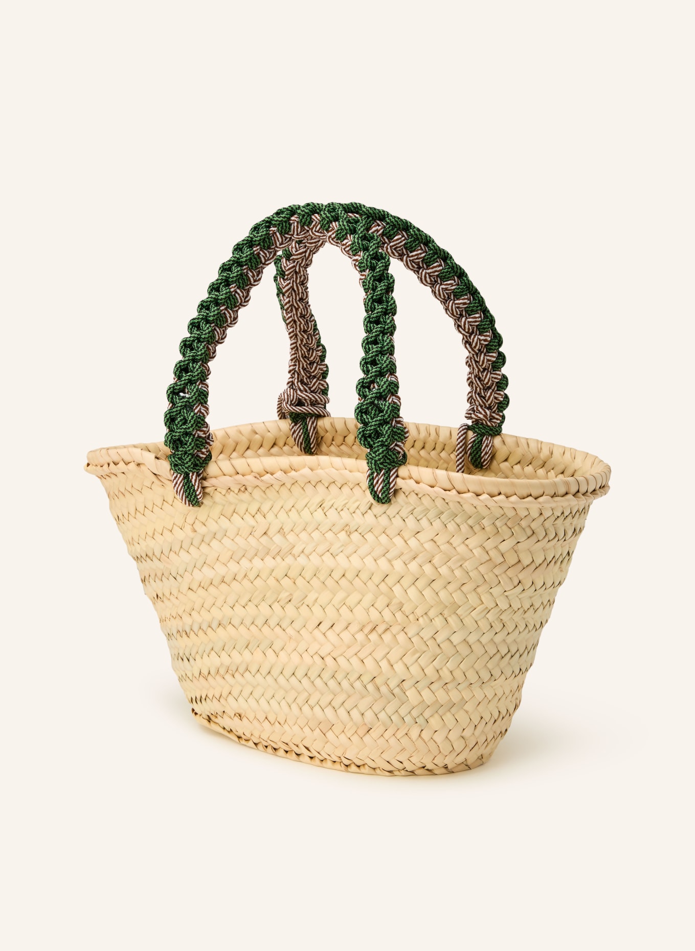 ALÉMAIS kabelka: KRÉMOVÁ / TMAVĚ ZELENÁ