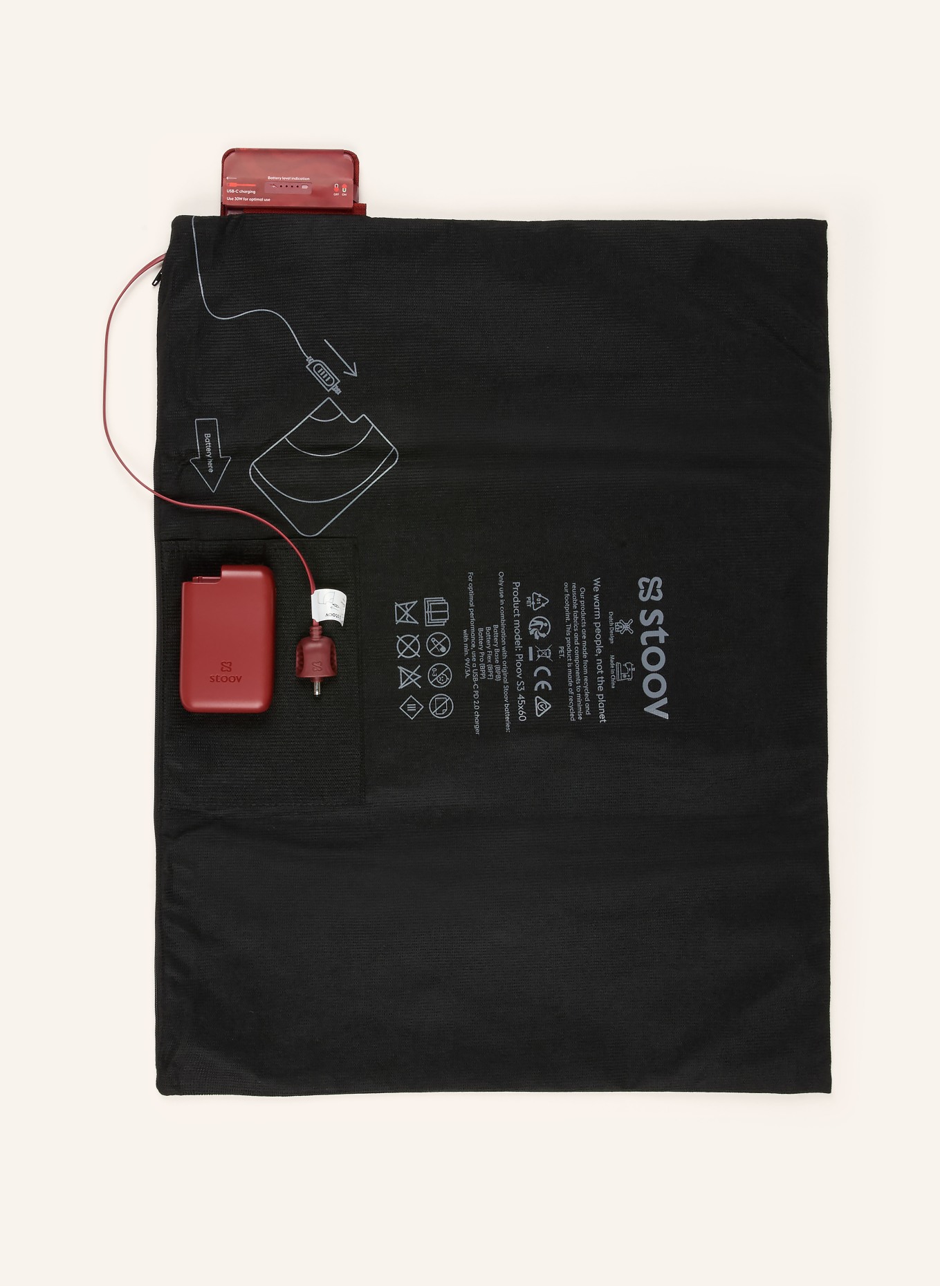 stoov Legowisko dla psa NOOK S3: RÓŻOWY / BEŻOWY