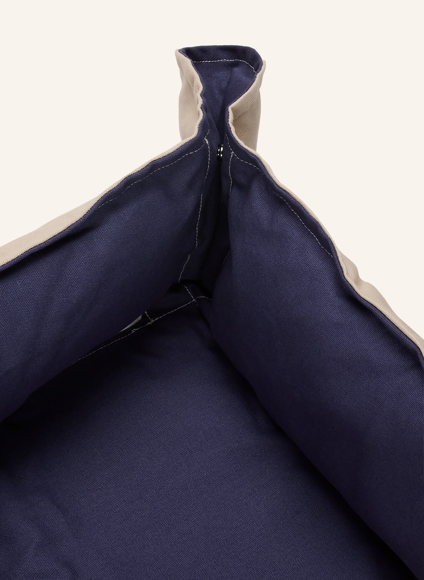 stoov Hundebett NOOK XL S3: BLAU / BEIGE