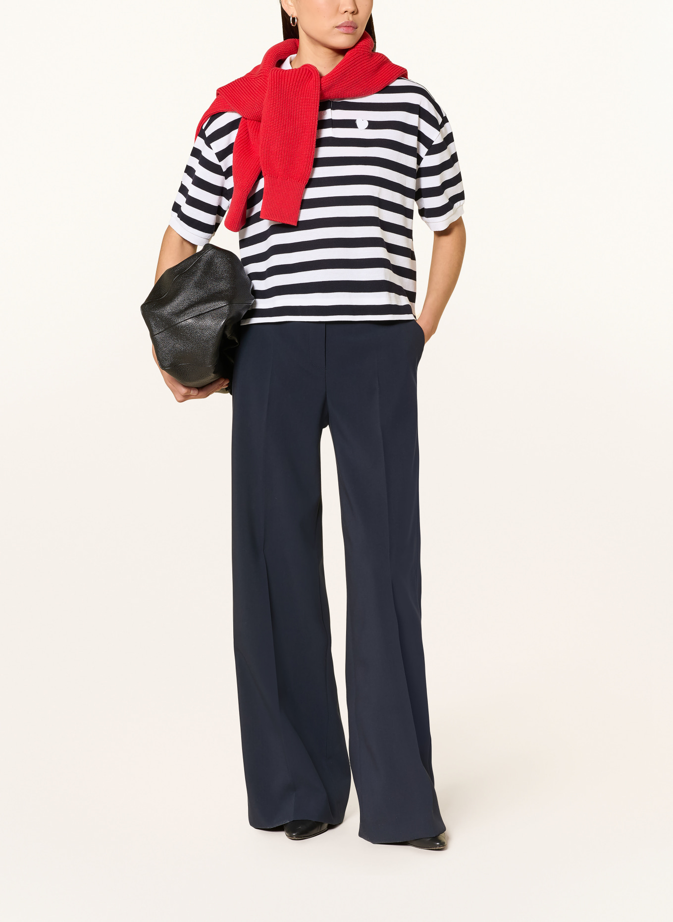 darling harbour Piqué polokošile: WHITE / NAVY