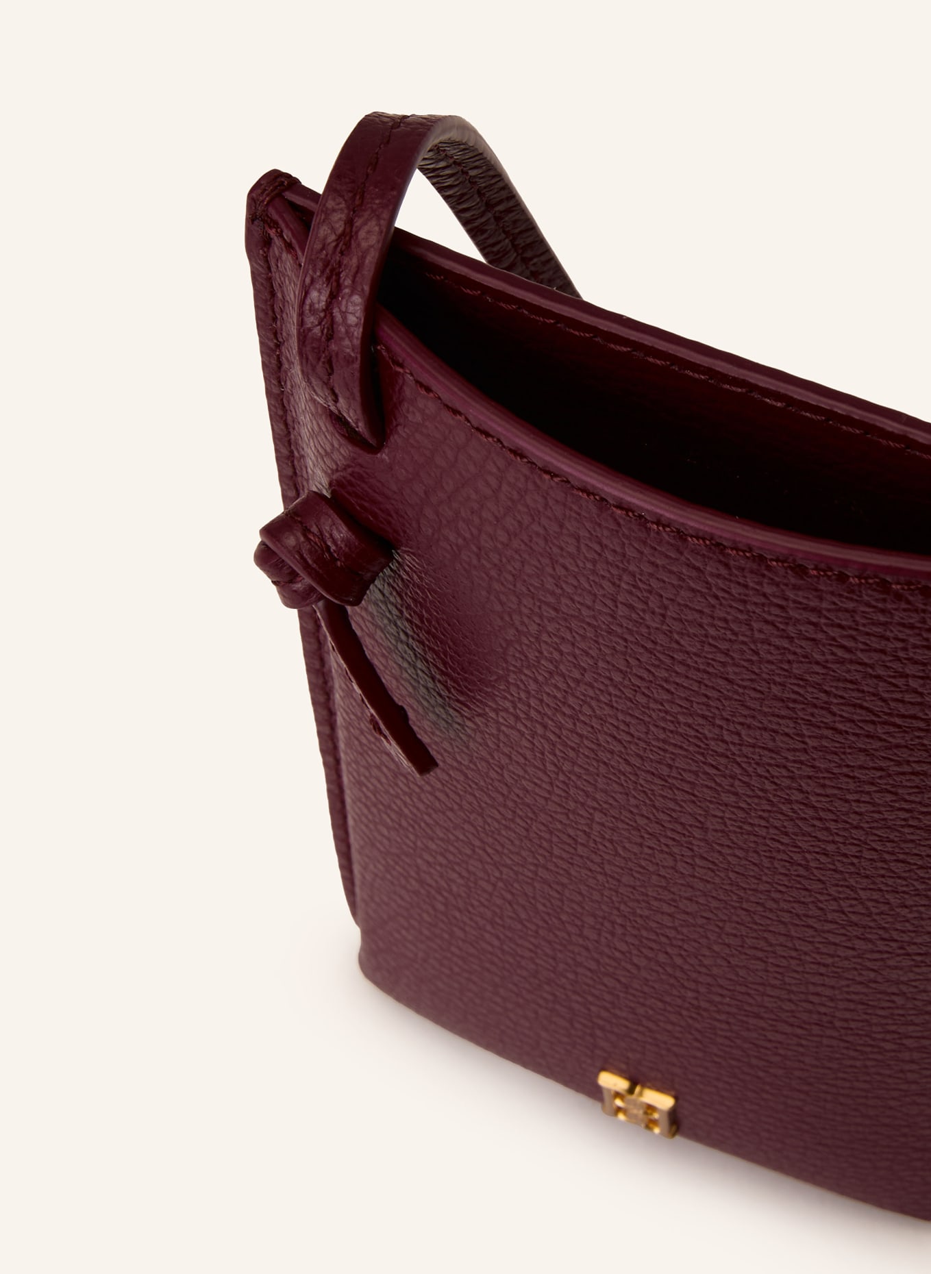 BY MALENE BIRGER AYA shoulder bag: DARK RED