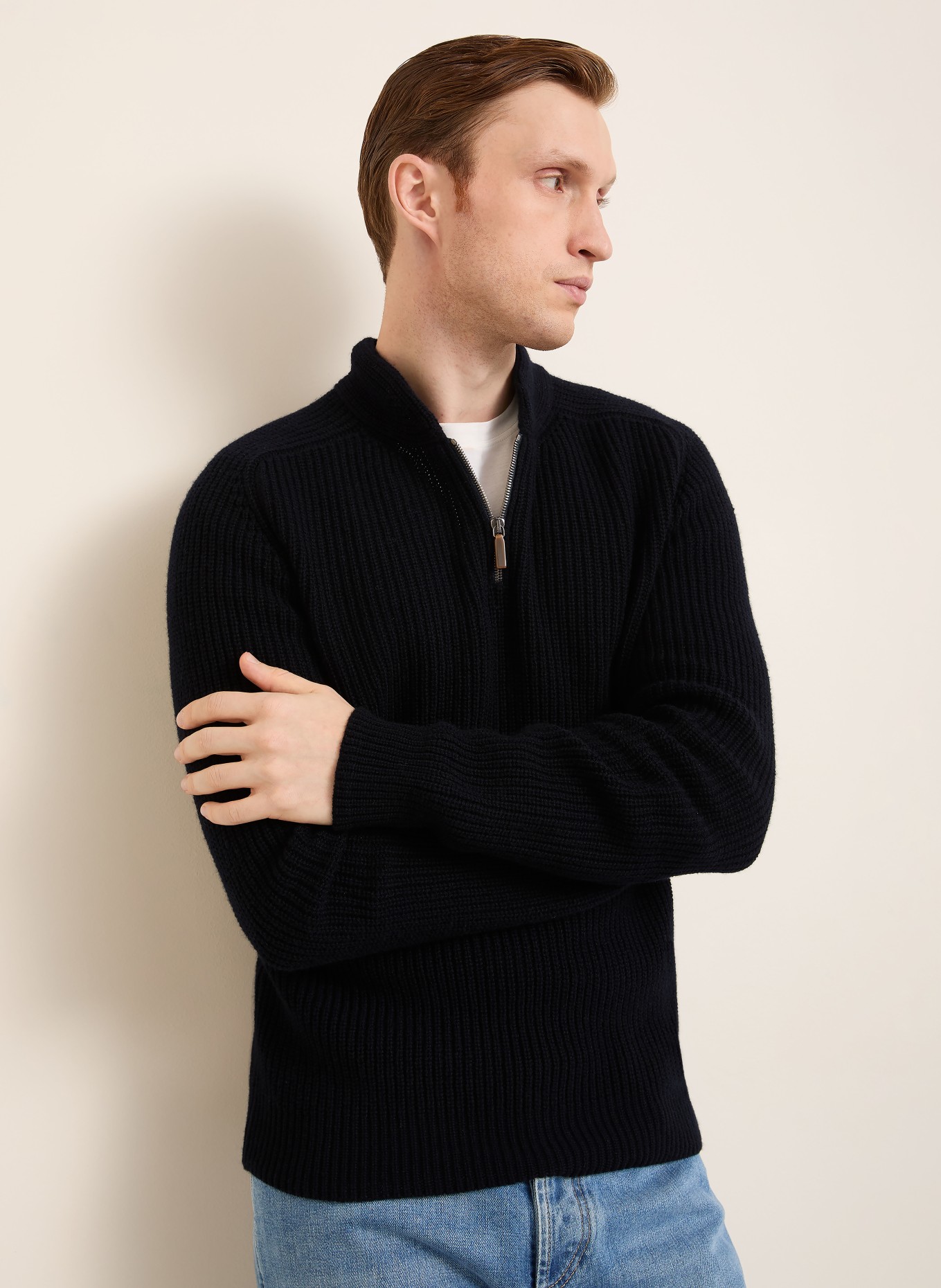 IRIS von ARNIM Cashmere-Troyer ALESTAN: DUNKELBLAU