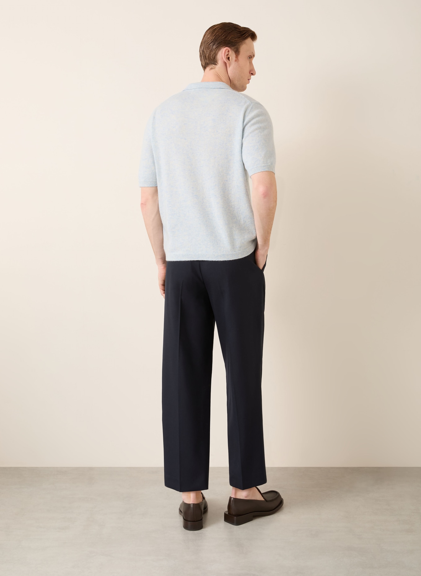 IRIS von ARNIM Strickshirt AMECA aus Cashmere: HELLBLAU