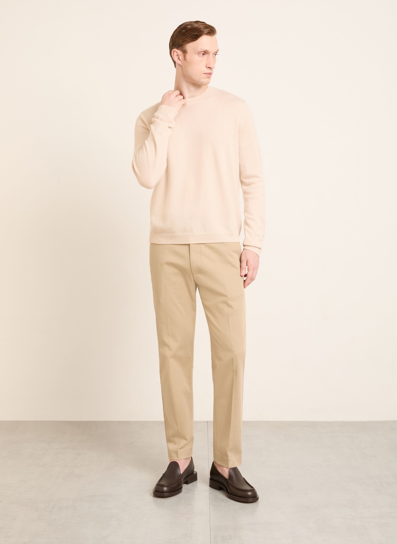 IRIS von ARNIM Kašmírový svetr AMIRO: KRÉMOVÁ