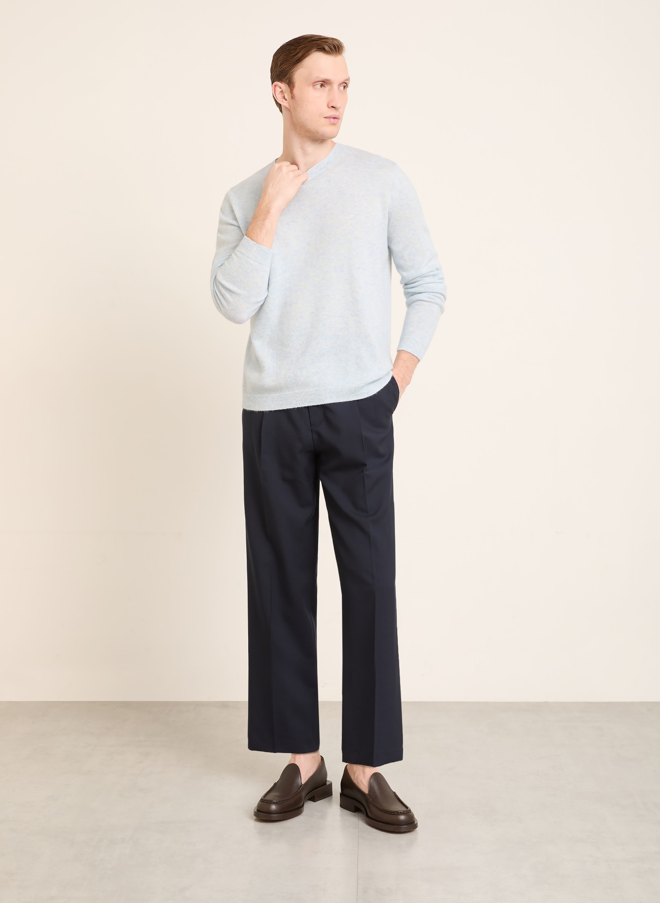 IRIS von ARNIM Cashmere-Pullover AMIRO: HELLBLAU