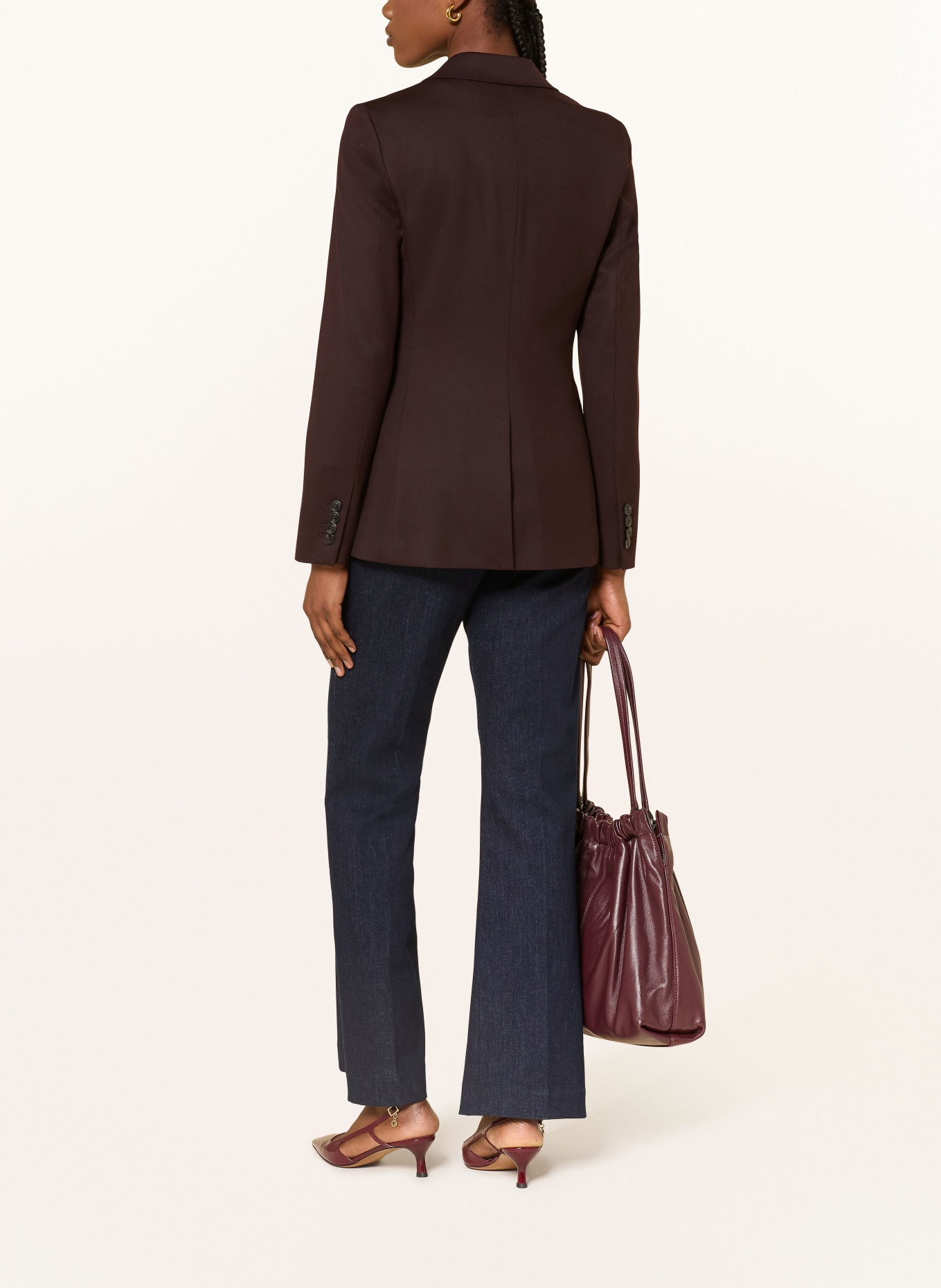 REISS Blazer SOLENE: DUNKELROT