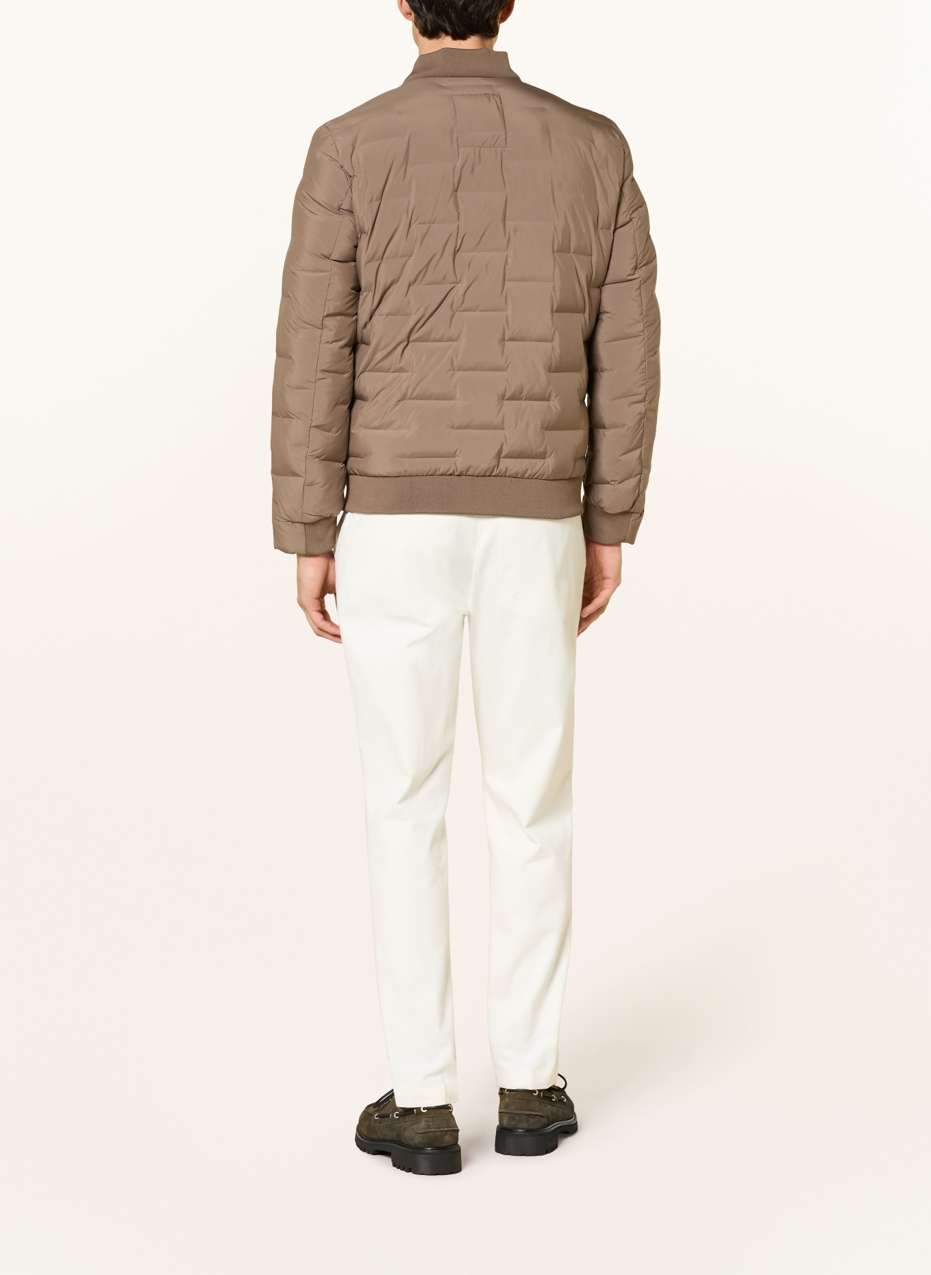 STRELLSON Kurtka pikowana CLEARWATER FUSED: BEŻOWY