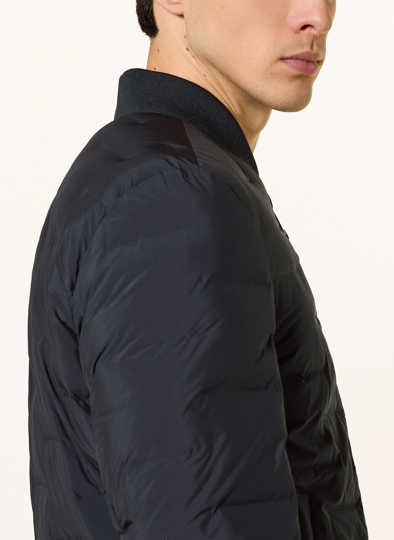 STRELLSON CLEARWATER FUSED quilted jacket: DARK BLUE