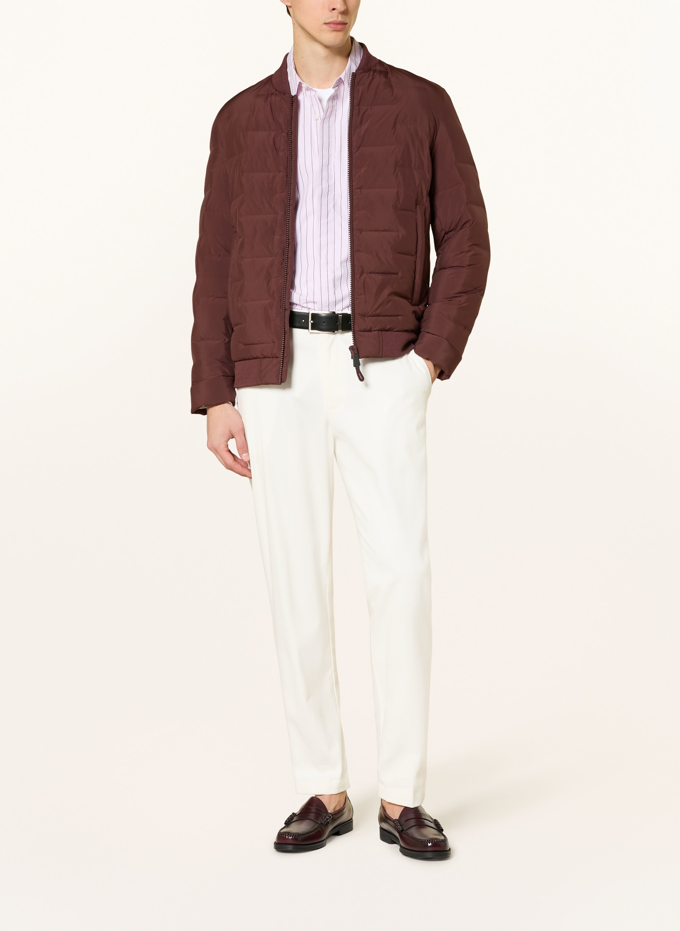 STRELLSON Steppjacke CLEARWATER FUSED: DUNKELROT