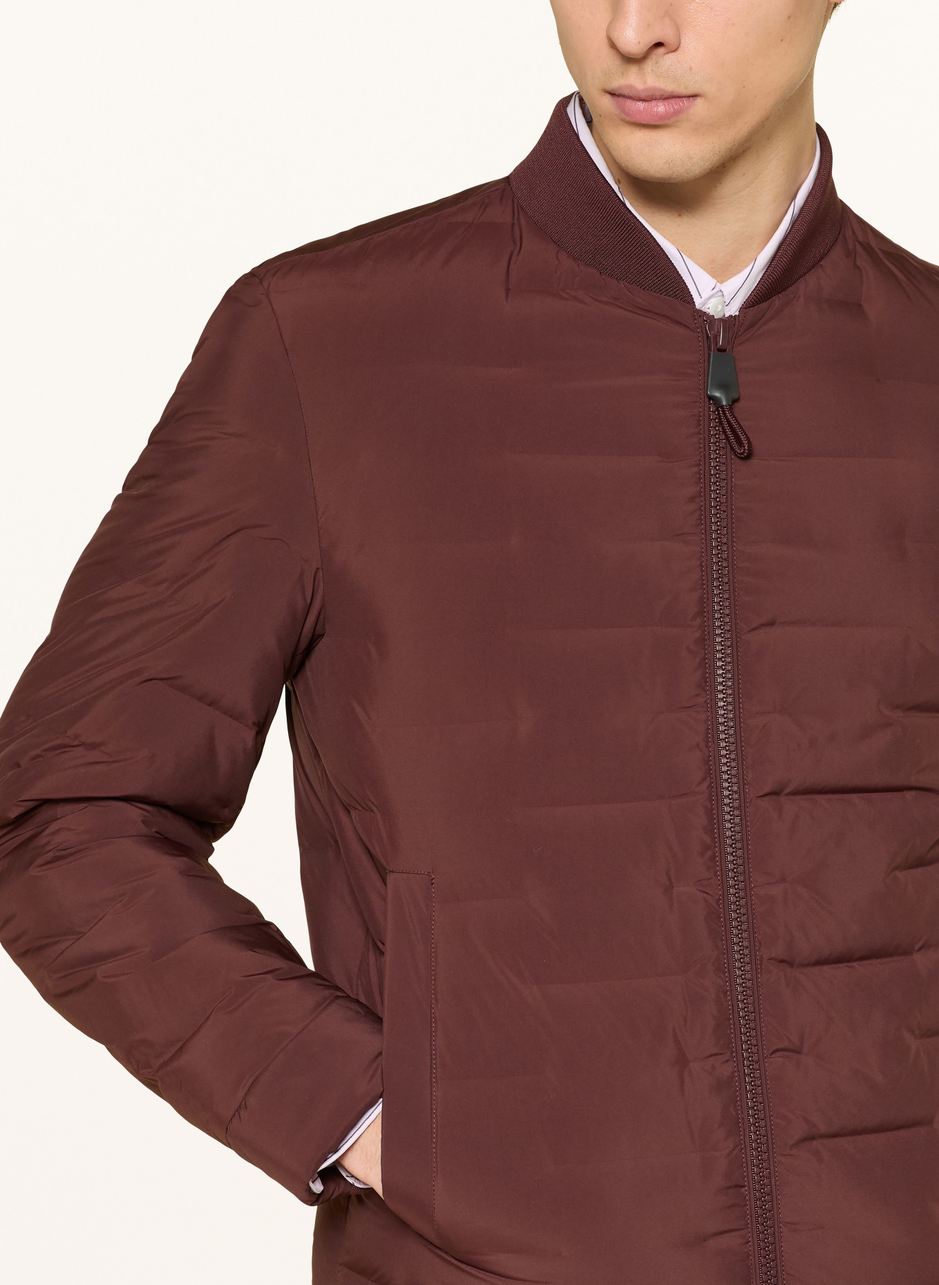 STRELLSON Steppjacke CLEARWATER FUSED: DUNKELROT