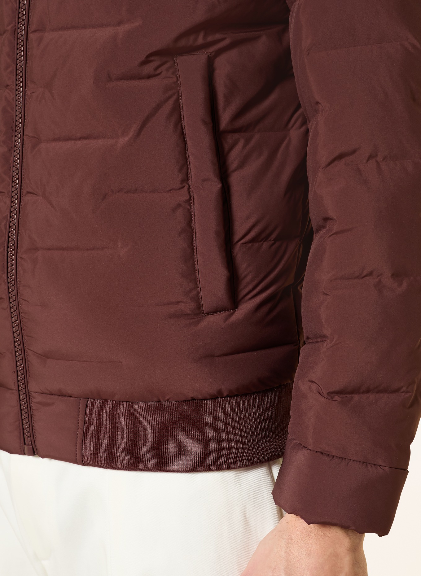 STRELLSON Steppjacke CLEARWATER FUSED: DUNKELROT