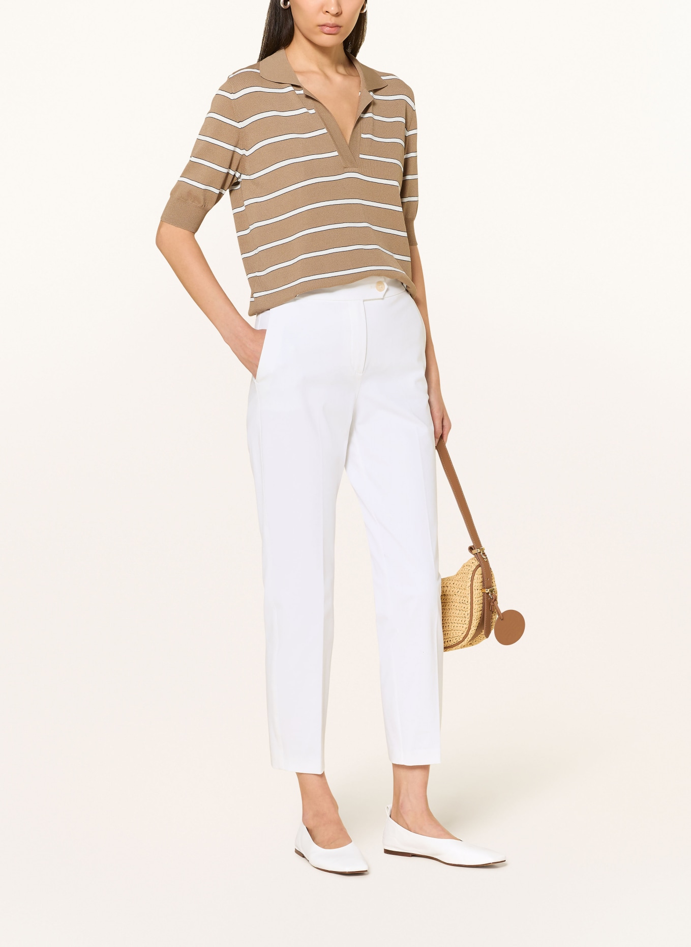 RIANI spodnie: 100 WHITE