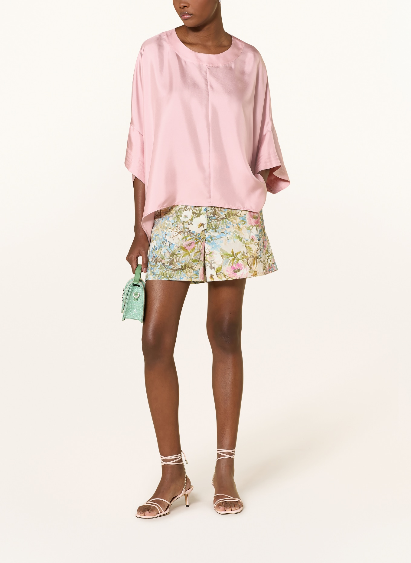 RIANI Zijden blouse: ROZE