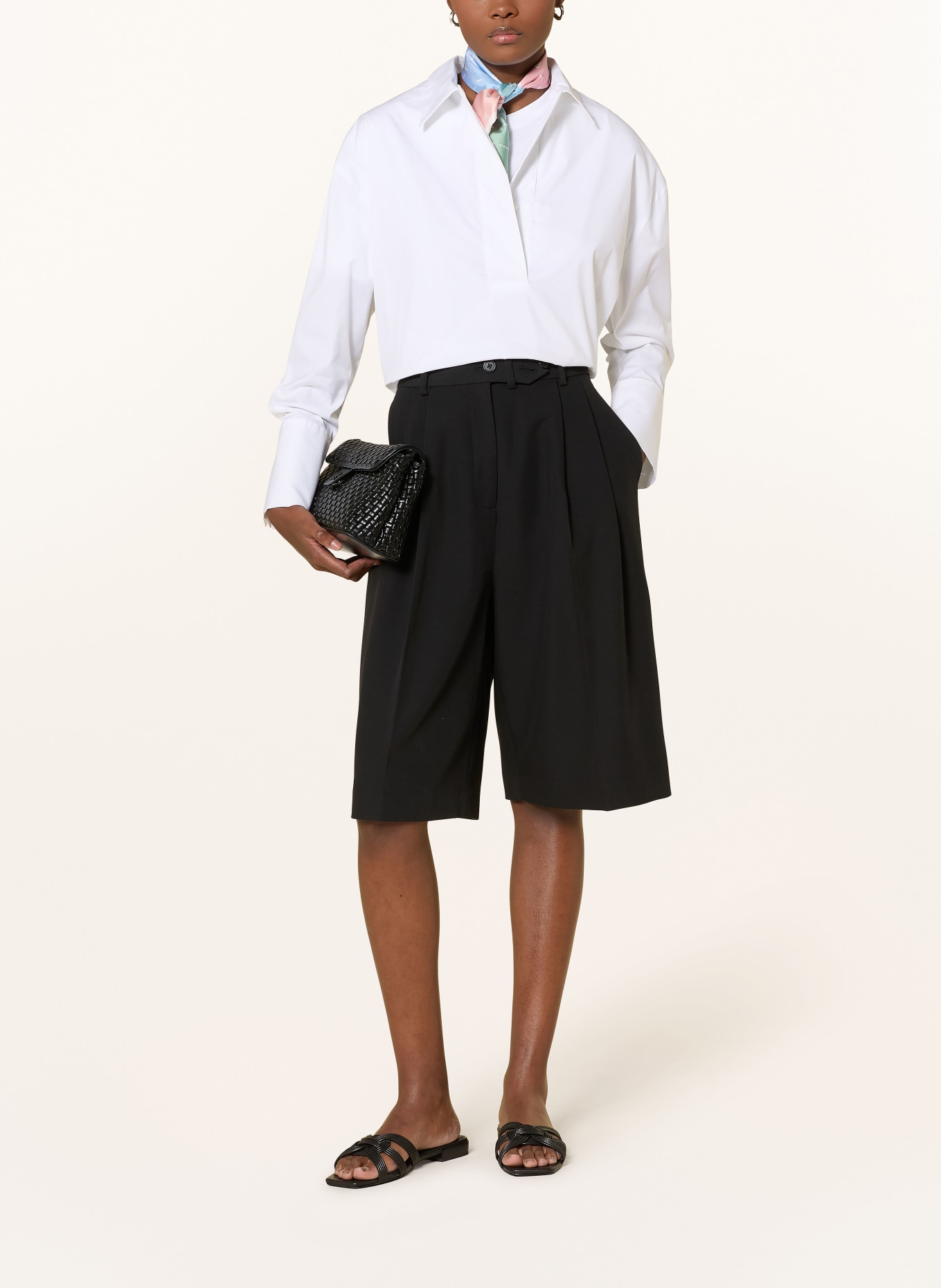 RIANI blouse shirt: WHITE