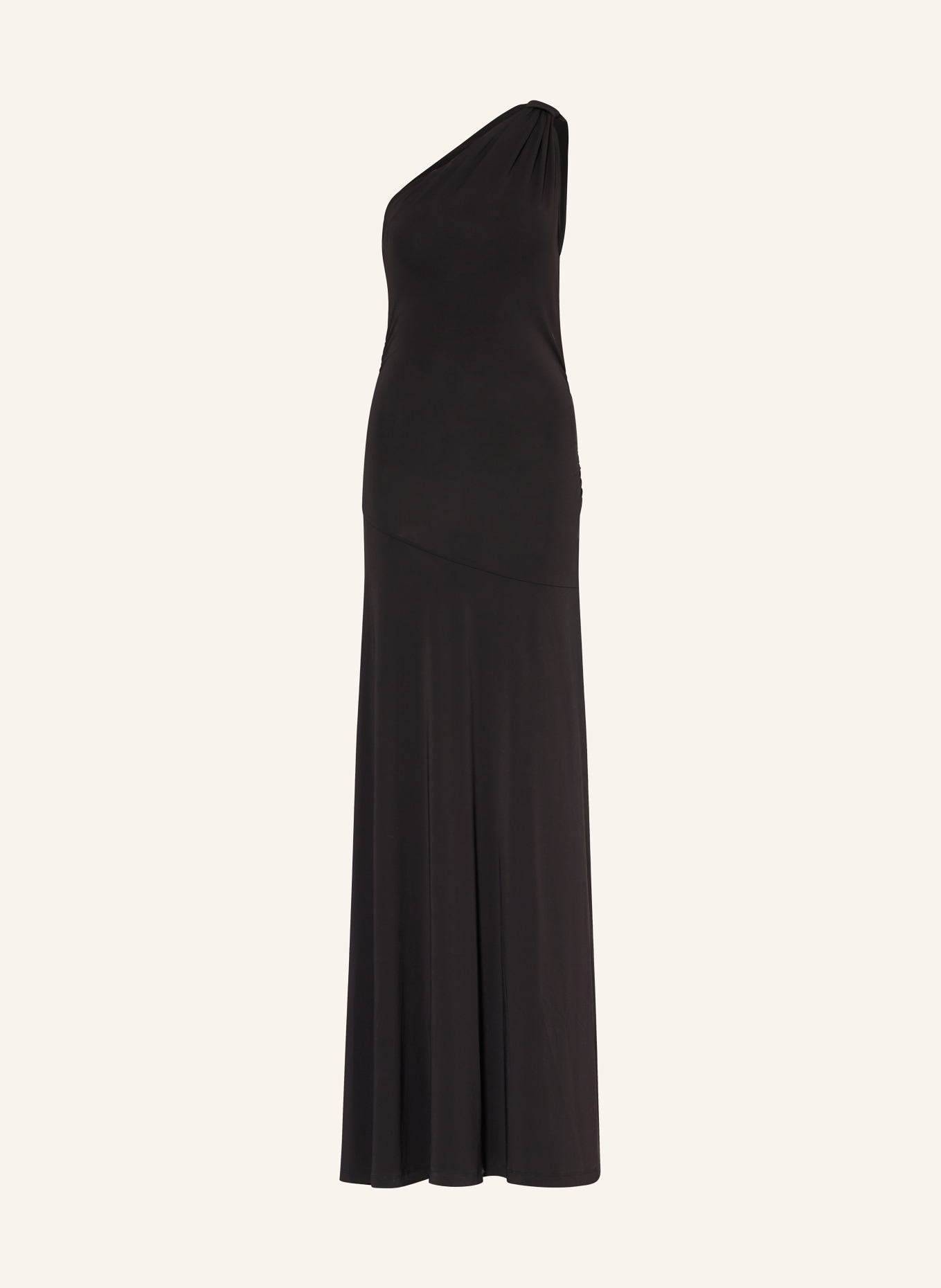 RIANI One-Shoulder-Kleid: SCHWARZ