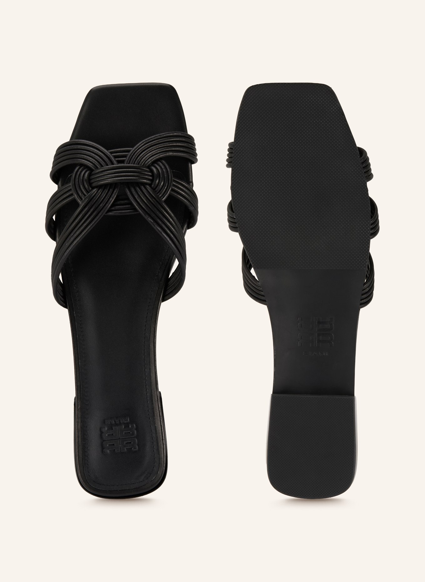 RIANI klapki: CZARNY