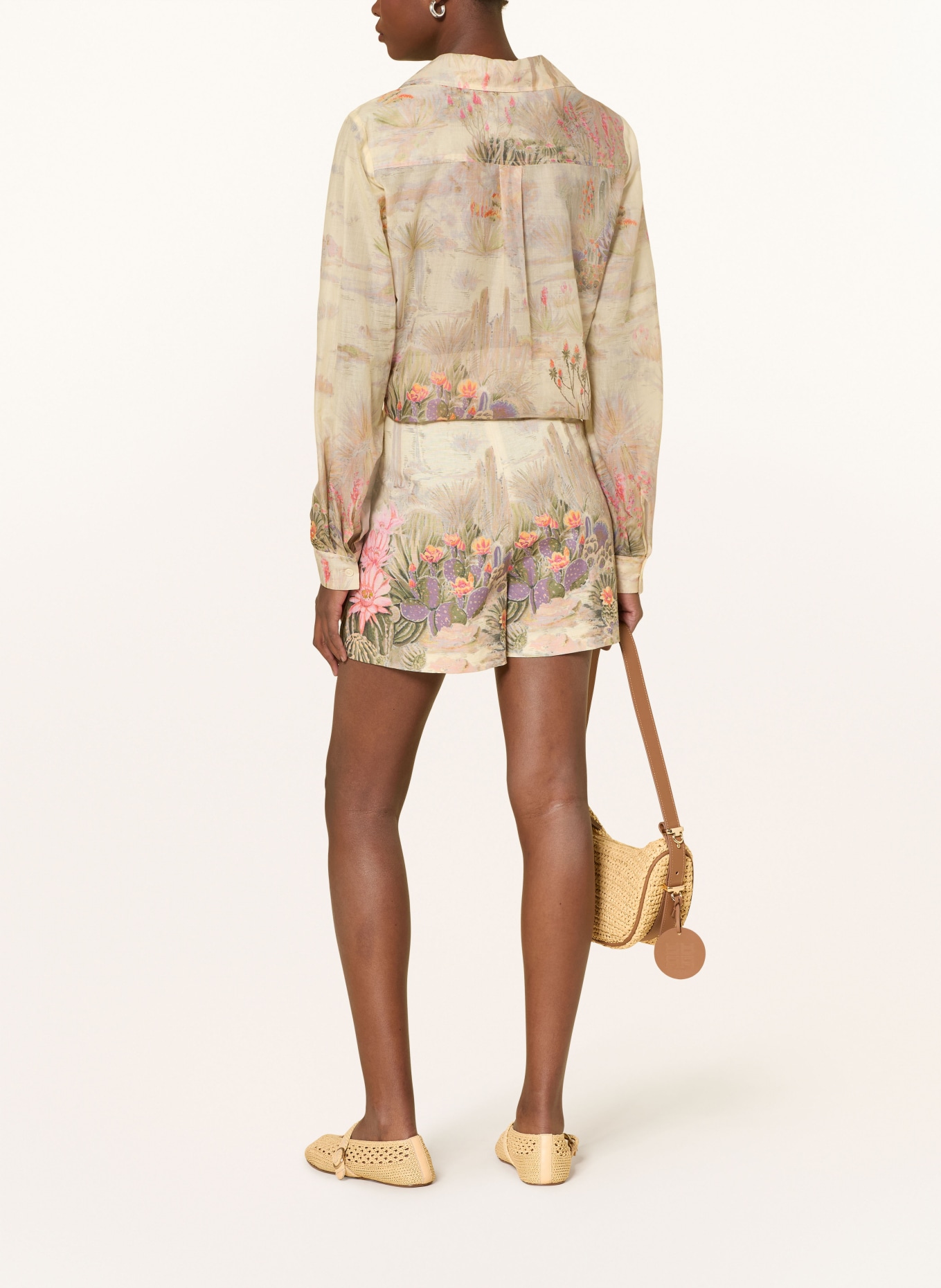 RIANI chemise: JAUNE CLAIR / ORANGE / VERT