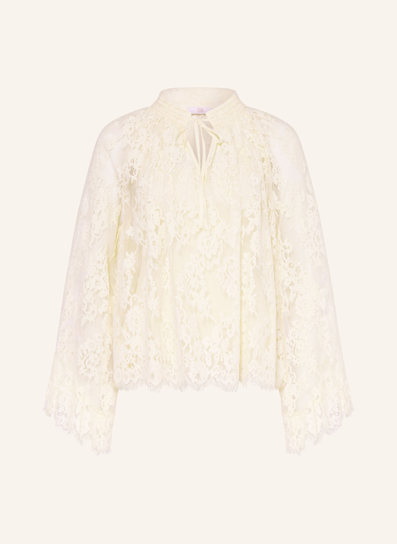 RIANI Chemisier en dentelle: CRÈME