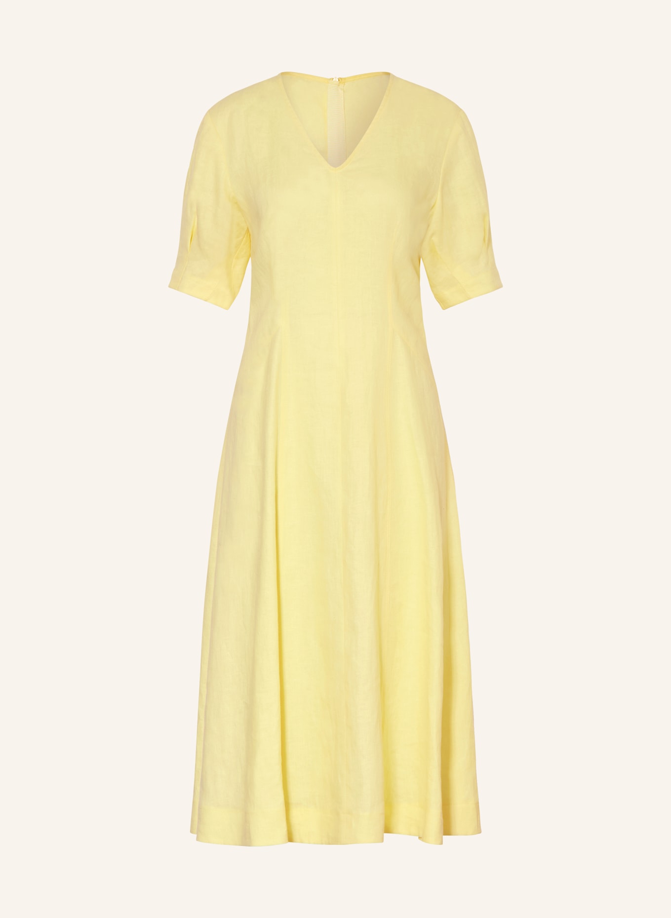 RIANI Leinenkleid: GELB