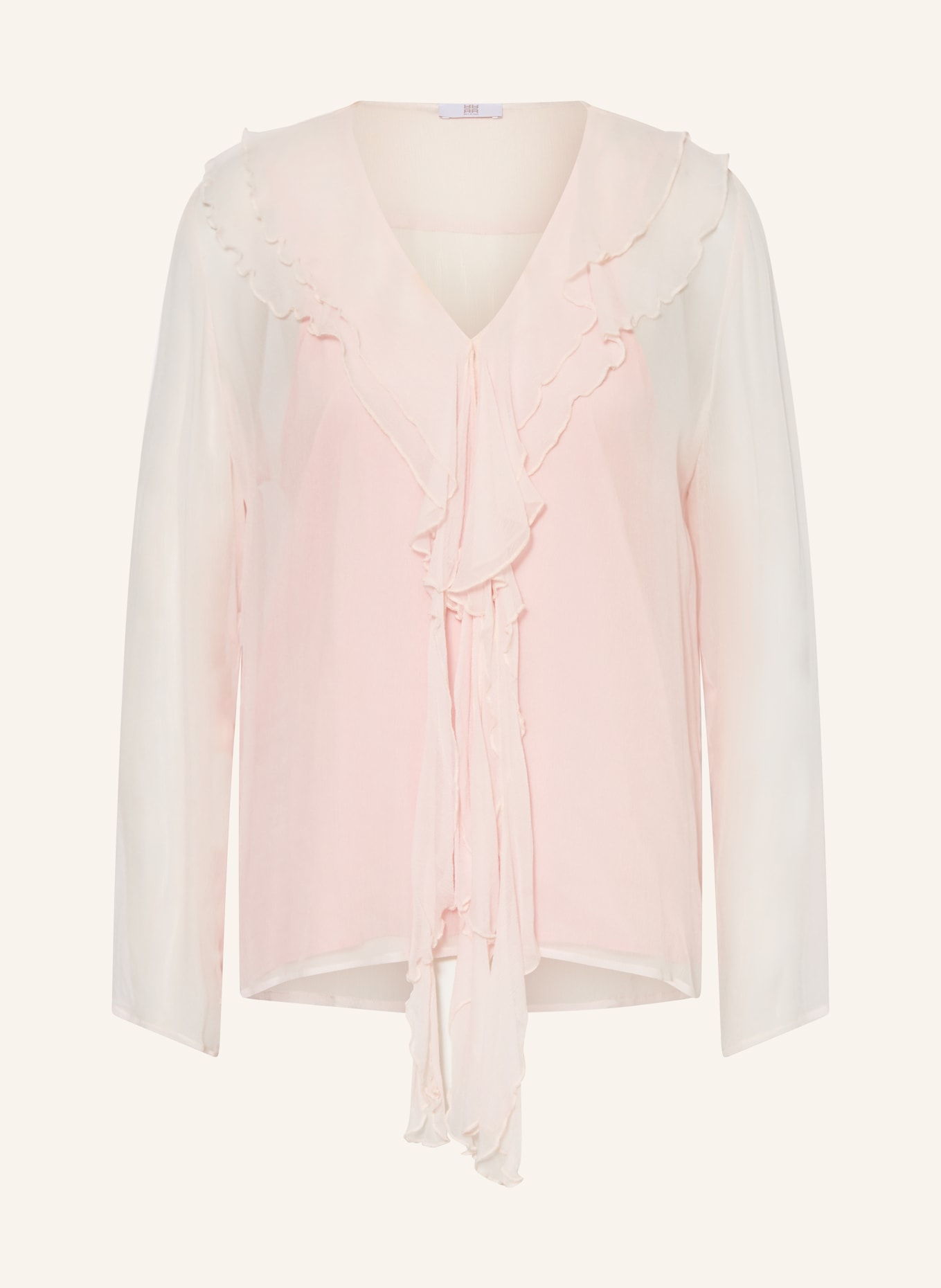RIANI Blusenshirt mit Volants: HELLROSA