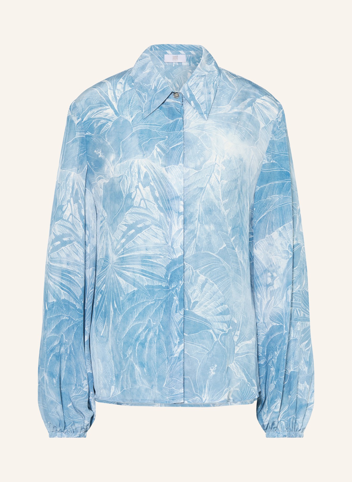 RIANI overhemdblouse: BLAUW / WIT