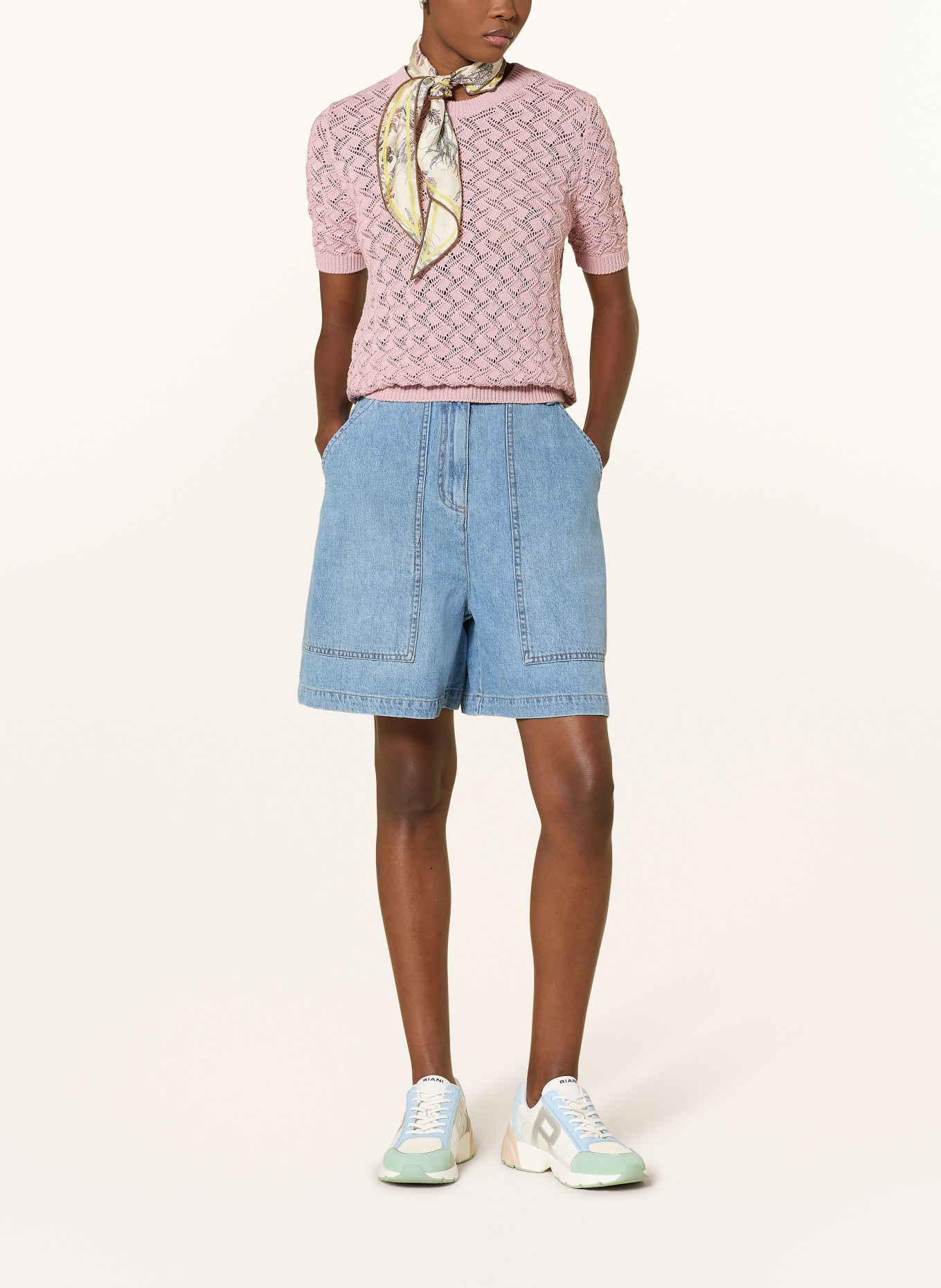 RIANI Jeansshorts: BLAU