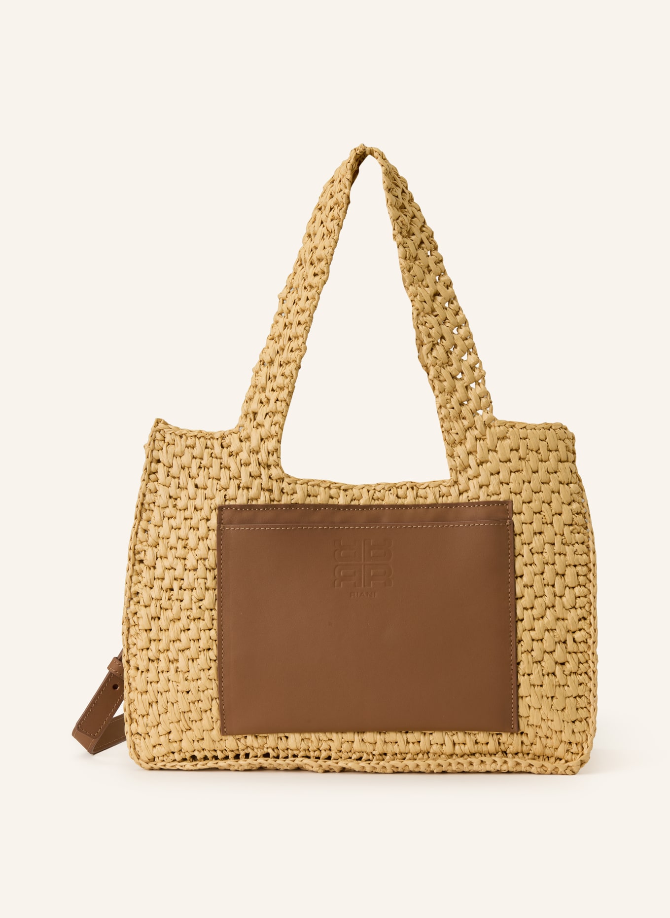RIANI Shoulder bag: LIGHT BROWN / BROWN