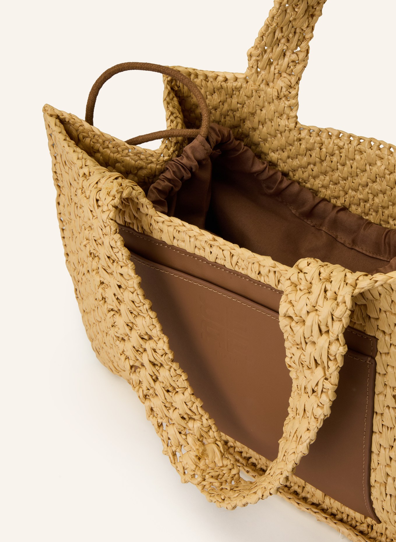 RIANI Shoulder bag: LIGHT BROWN / BROWN