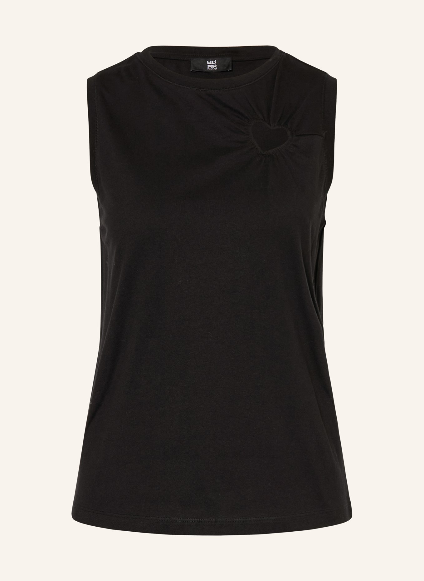 RIANI Top mit Cut-out: SCHWARZ