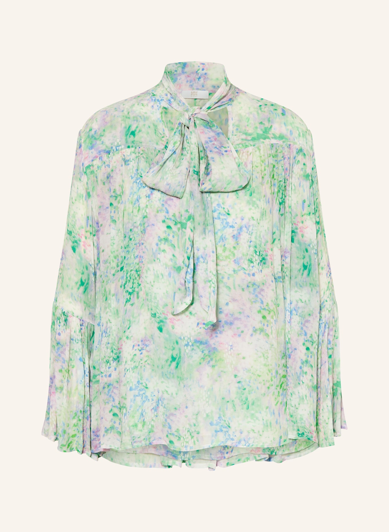 RIANI Schluppenbluse: GRÜN / LILA / BLAU