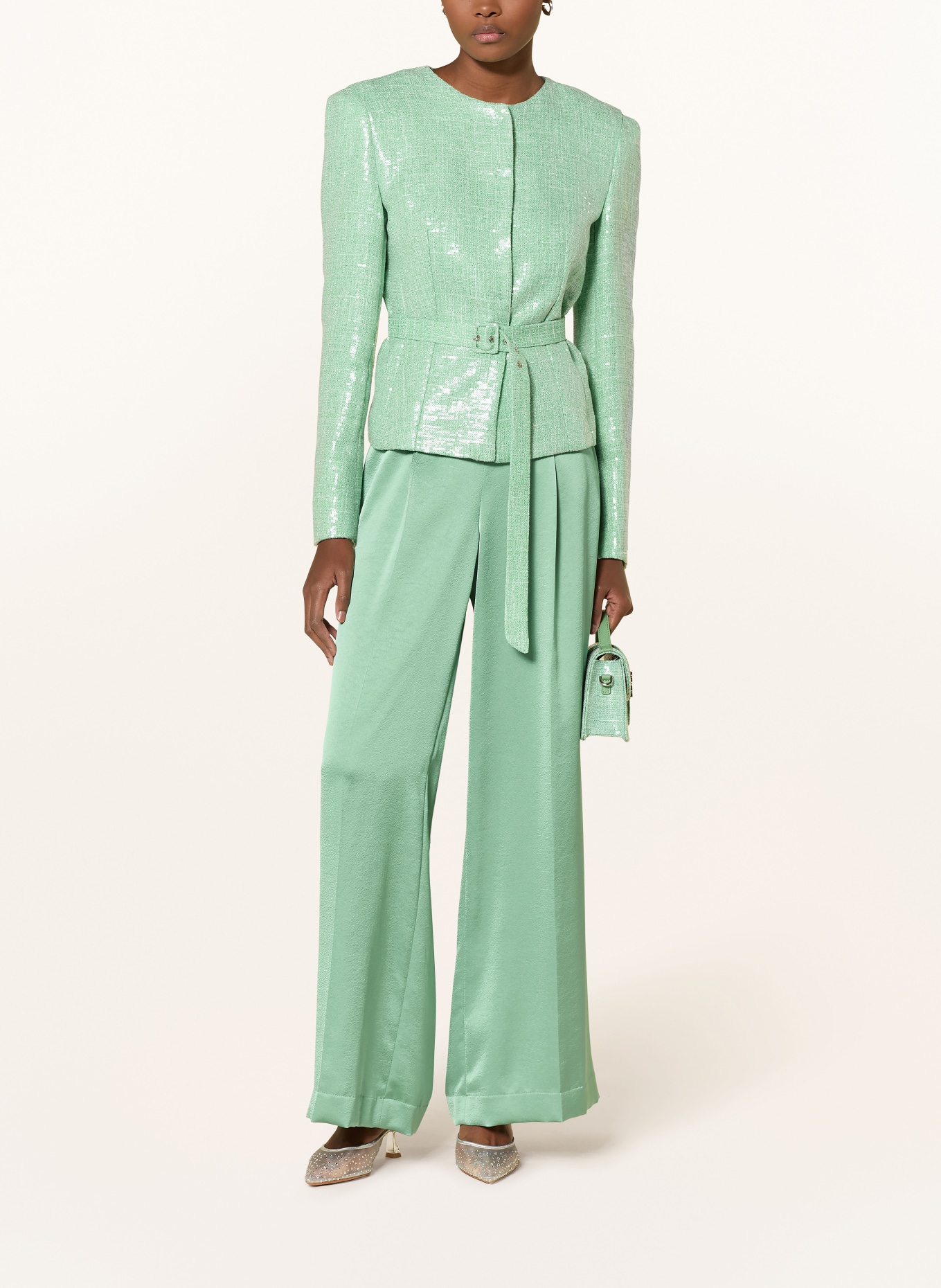 RIANI Blazer met pailletten: MINT