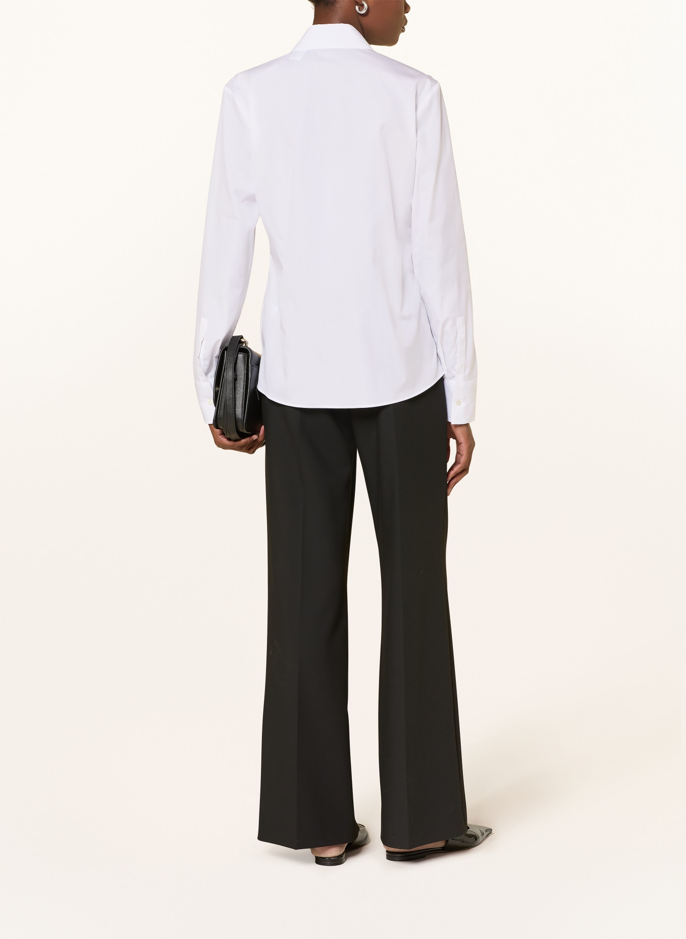 van Laack Hemdbluse VL-CELLIES-PB mit Schmucksteinen: WEISS