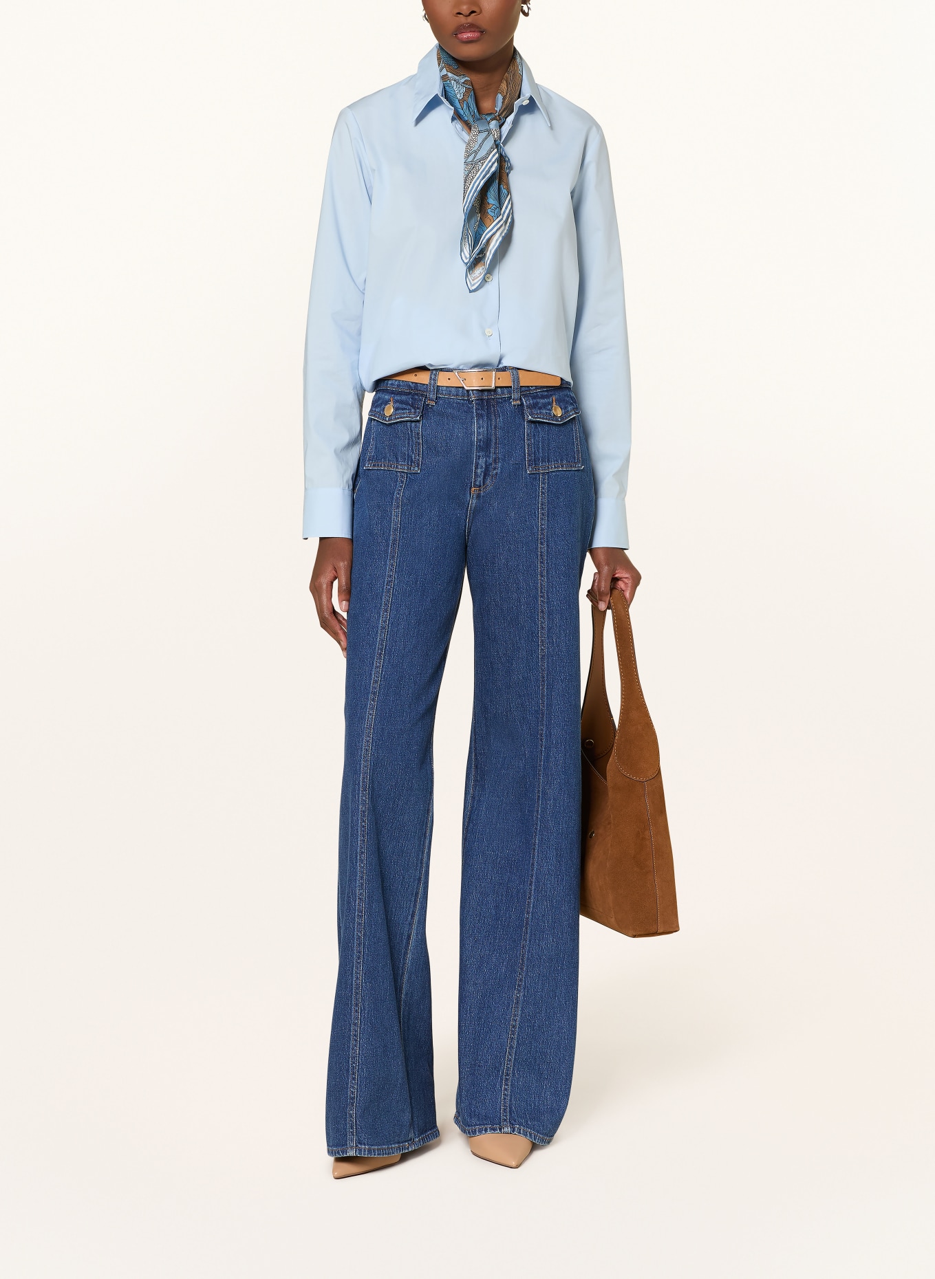 van Laack Hemdbluse VL-LYANA-F: HELLBLAU