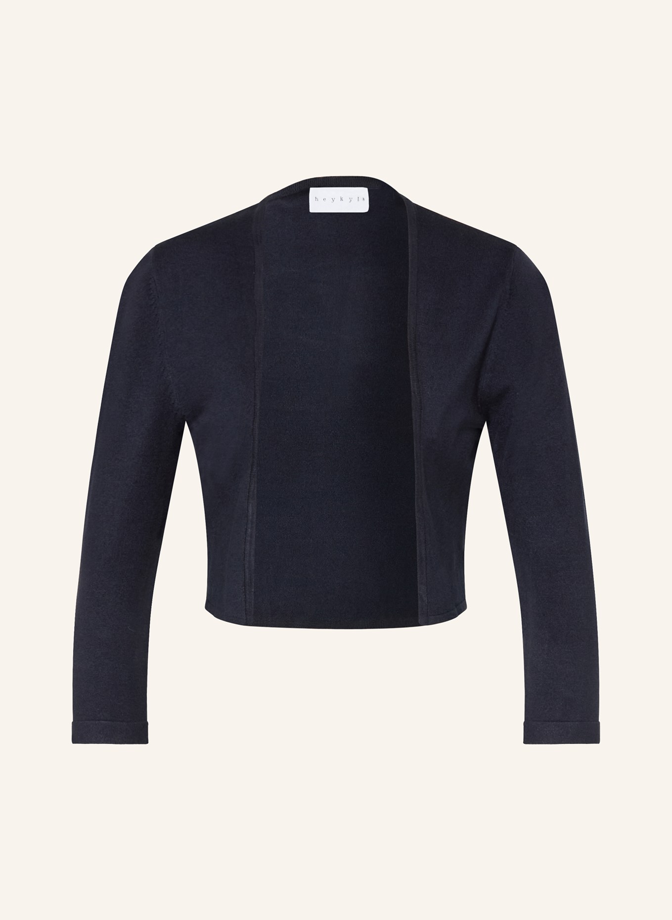 Hey Kyla Bolero z rękawami 3/4: GRANATOWY