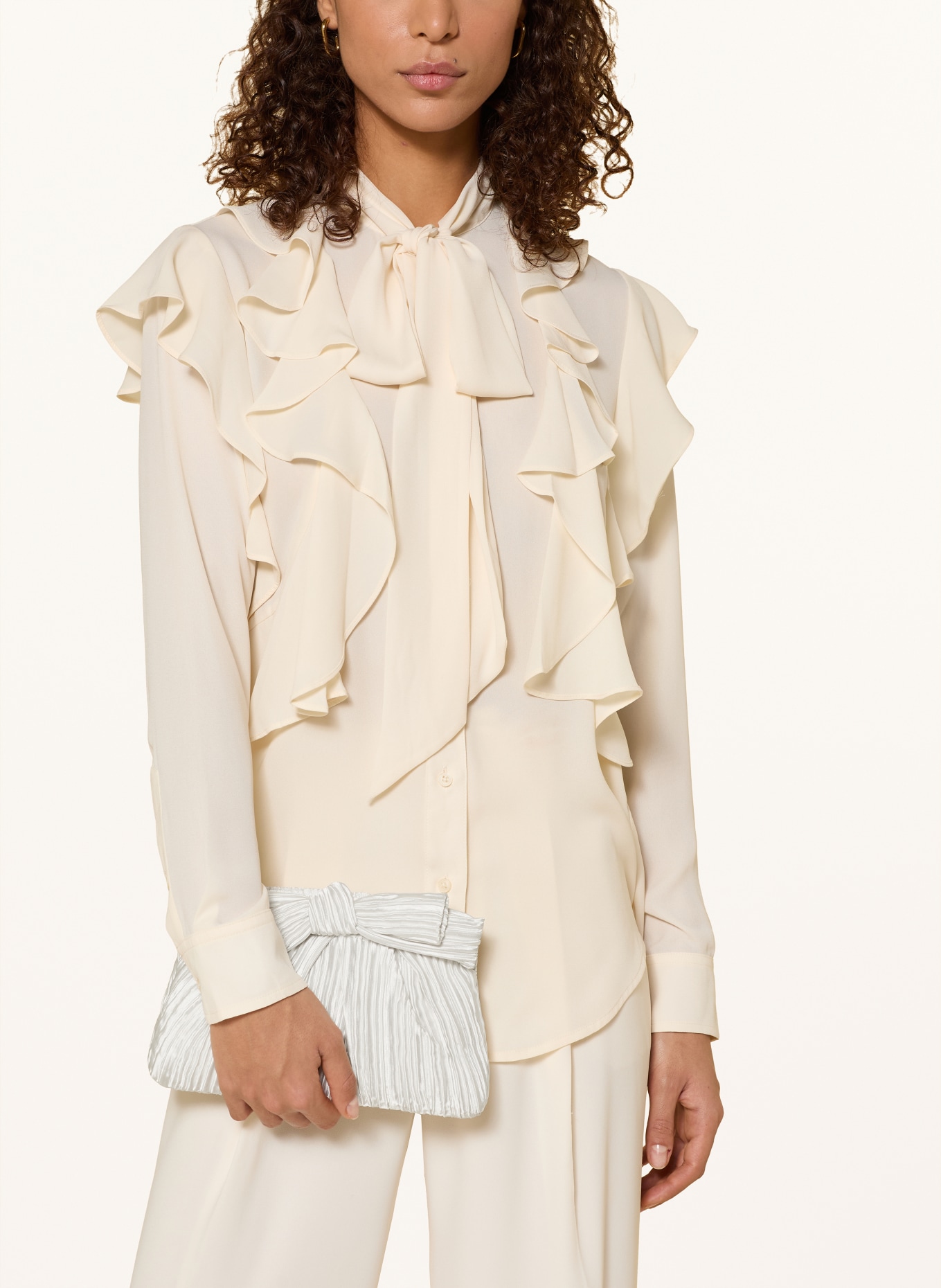 Hey Kyla embrayage: BLANC / OR