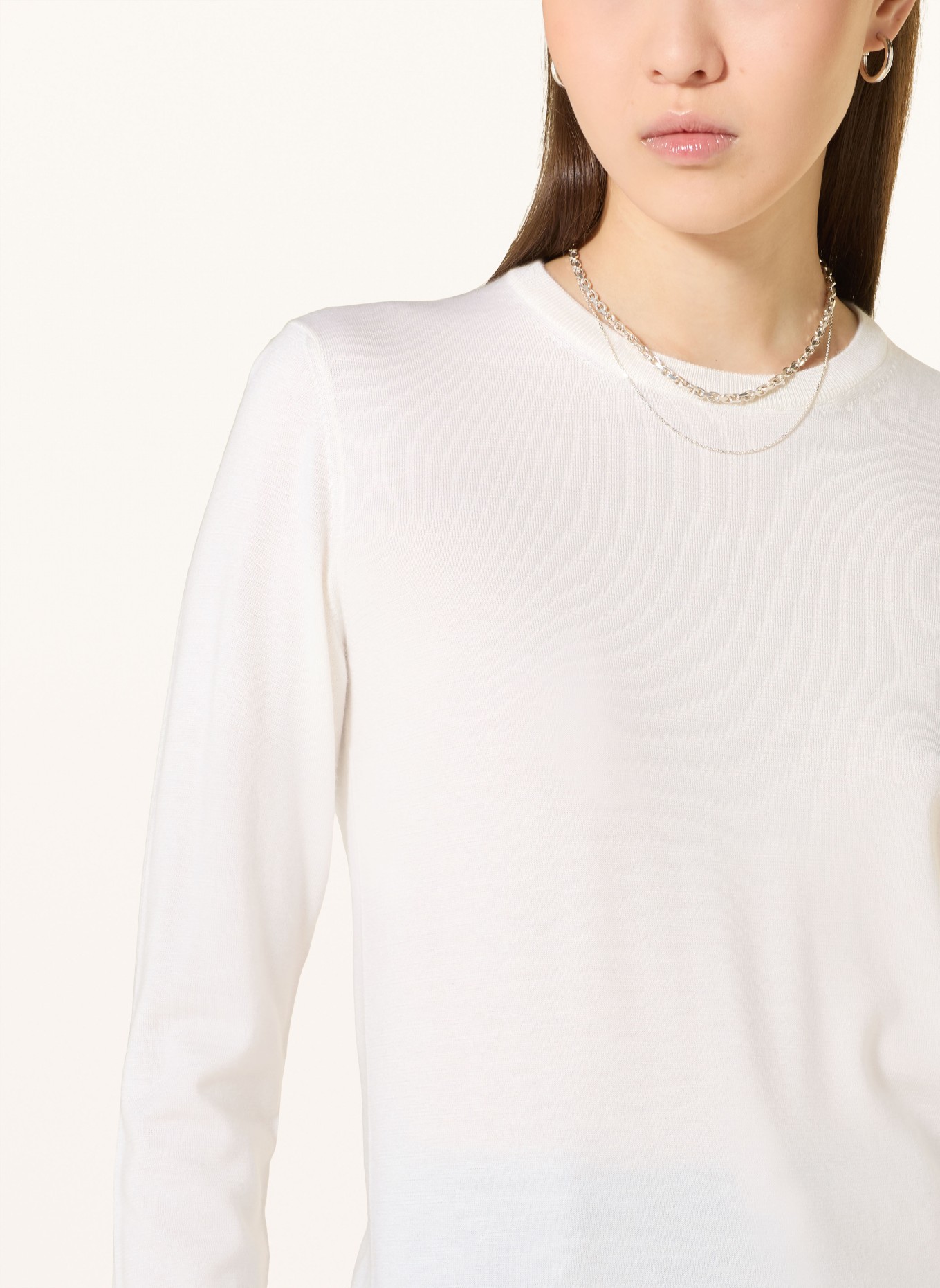 RALPH LAUREN Collection Cashmere-Pullover: CREME