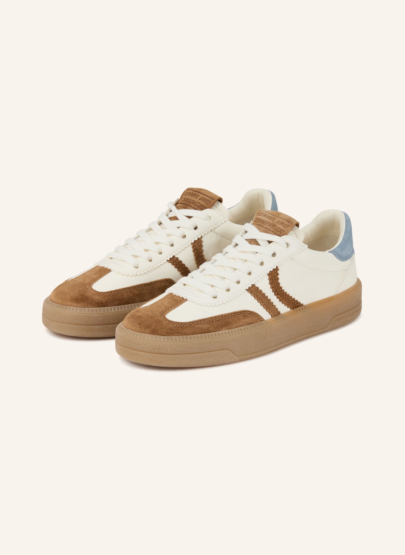 KENNEL & SCHMENGER Sneaker BOX: CREAM / BROWN / BLUE