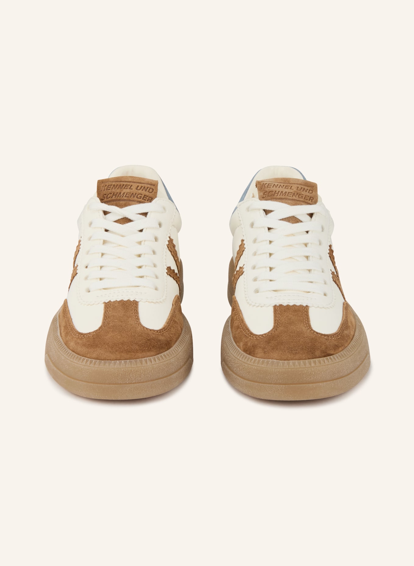 KENNEL & SCHMENGER Sneaker BOX: CREAM / BROWN / BLUE