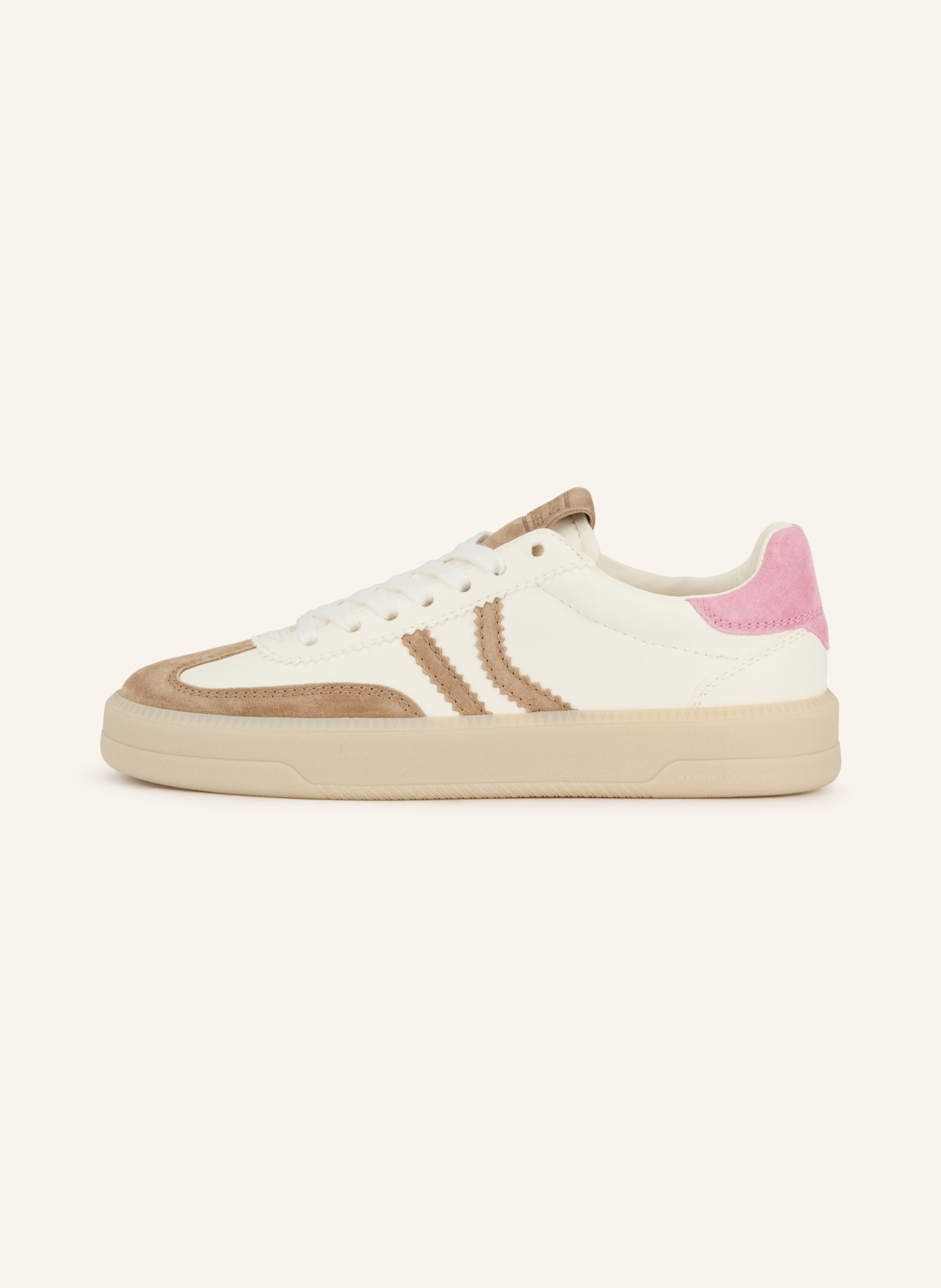 KENNEL & SCHMENGER Sneaker BOX: CREAM / BROWN / PINK