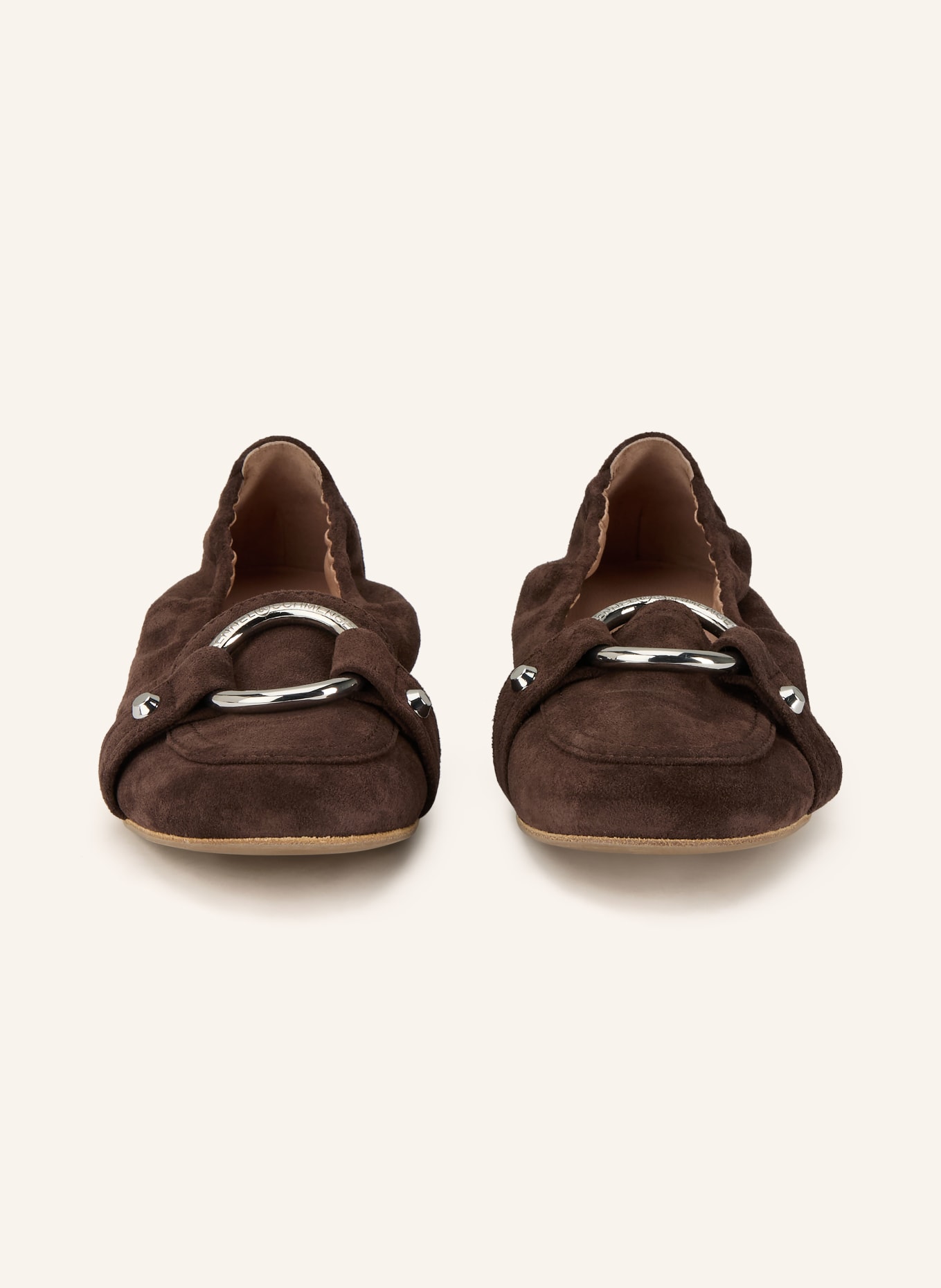 KENNEL & SCHMENGER LOLA ballerina flats: DARK BROWN