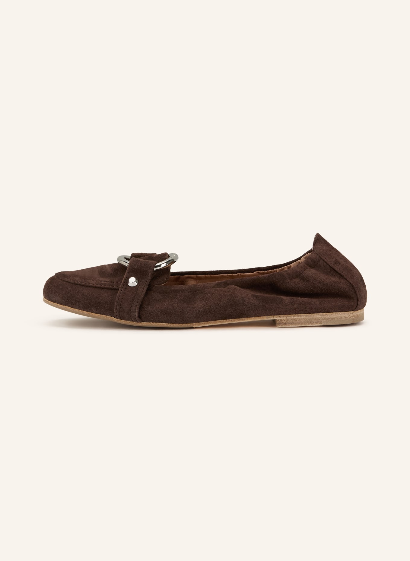 KENNEL & SCHMENGER LOLA ballerina flats: DARK BROWN