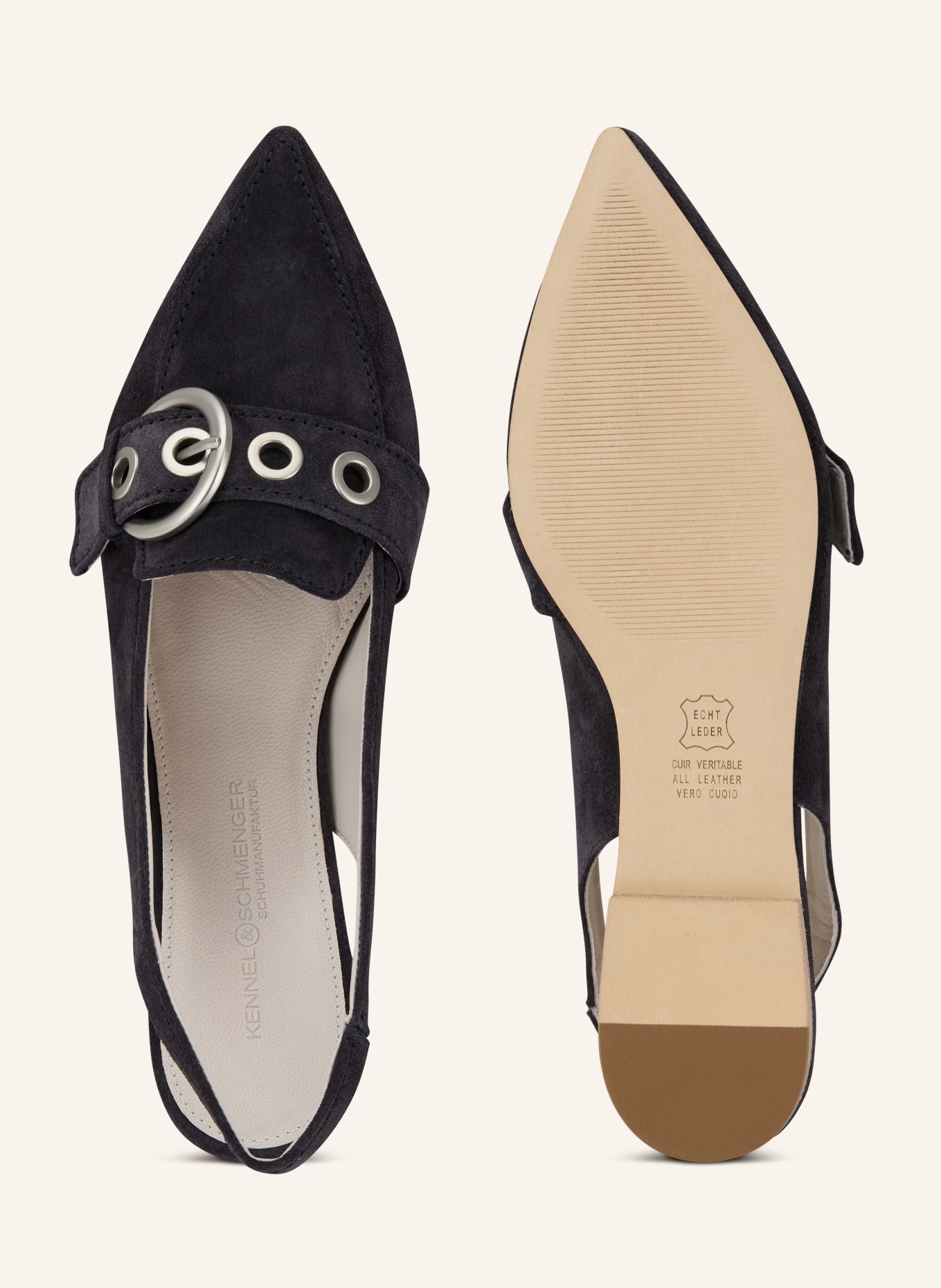 KENNEL & SCHMENGER Slingballerinas GRETA: BLACK