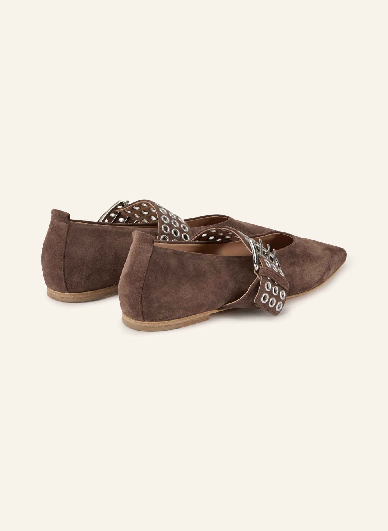 KENNEL & SCHMENGER Mary-Jane-Ballerinas NIKA: BRAUN