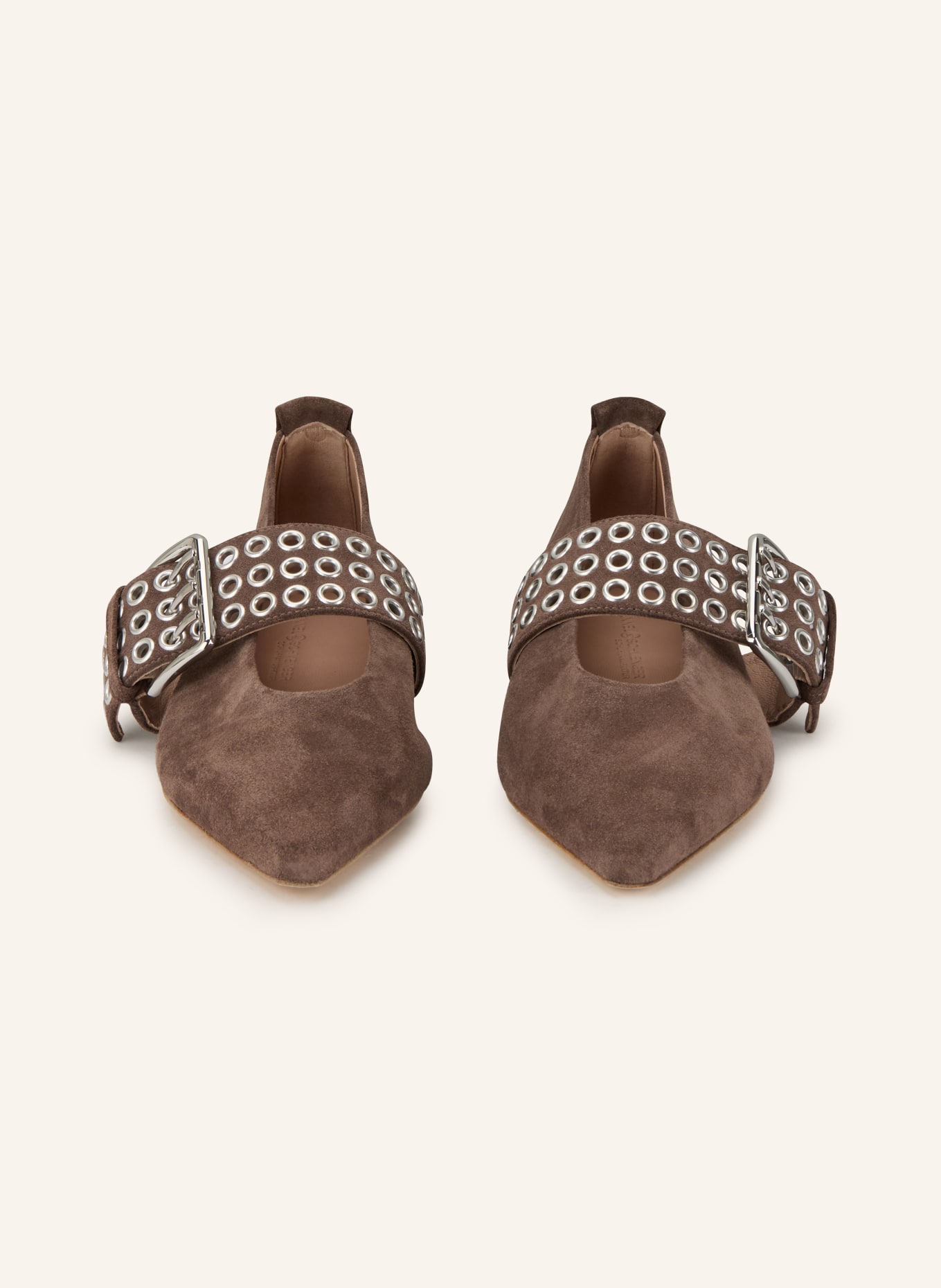 KENNEL & SCHMENGER Mary-Jane-Ballerinas NIKA: BRAUN