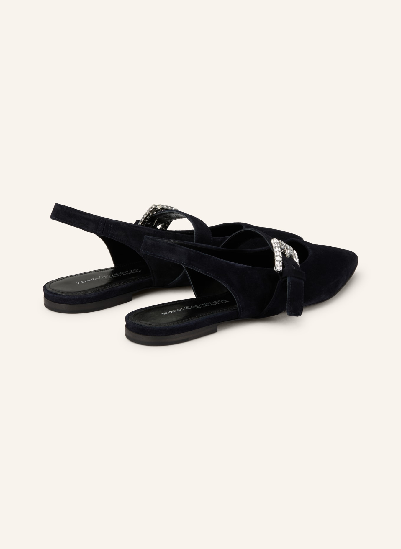 KENNEL & SCHMENGER Slingballerinas GRETA: DARK BLUE