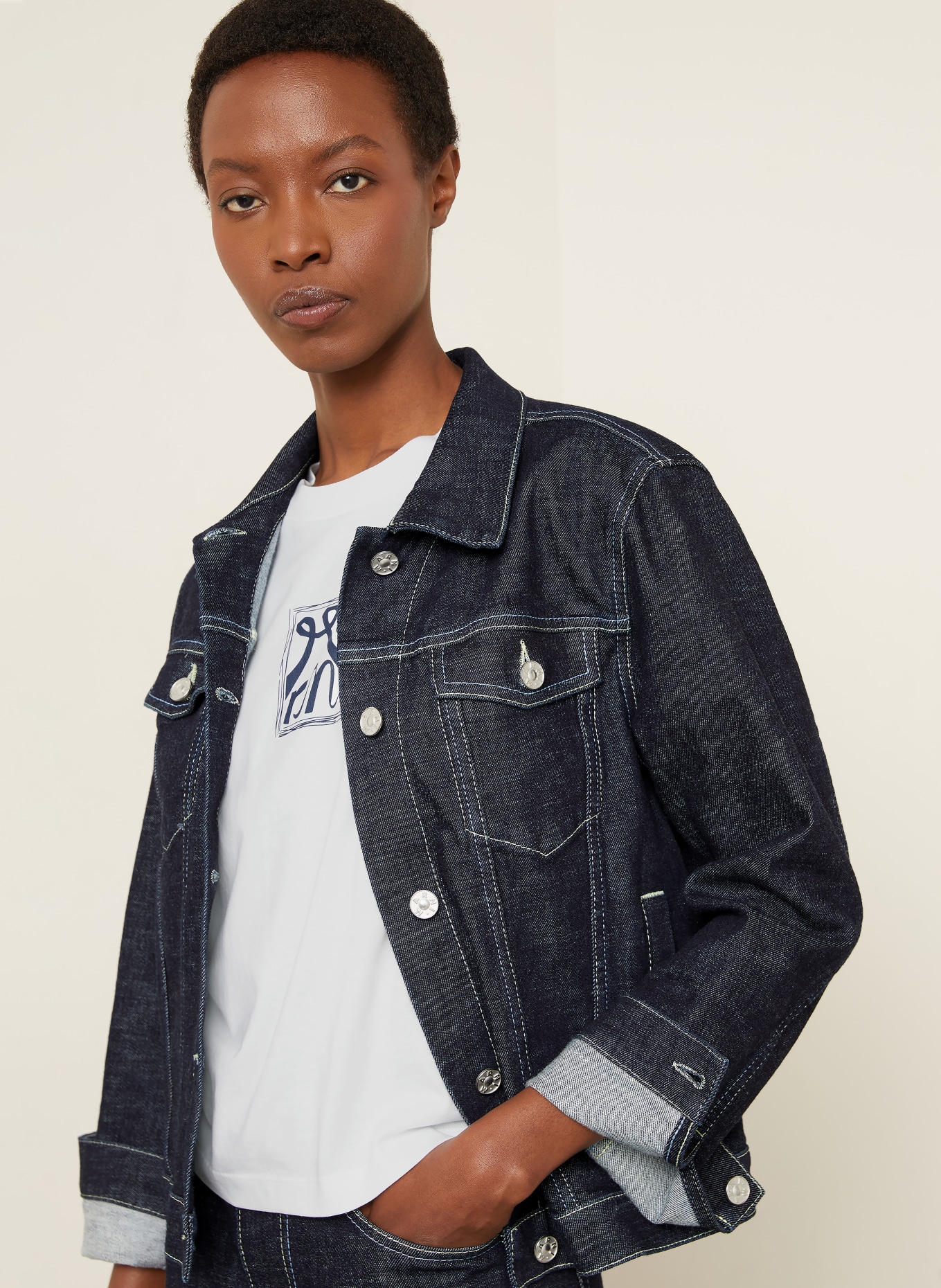 MARNI Jeansjacke: WSB99 BLUBLACK