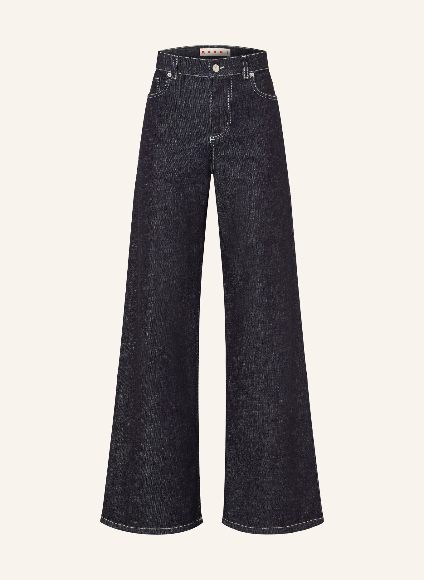 MARNI Wide-leg jeans: WSB99 BLUBLACK