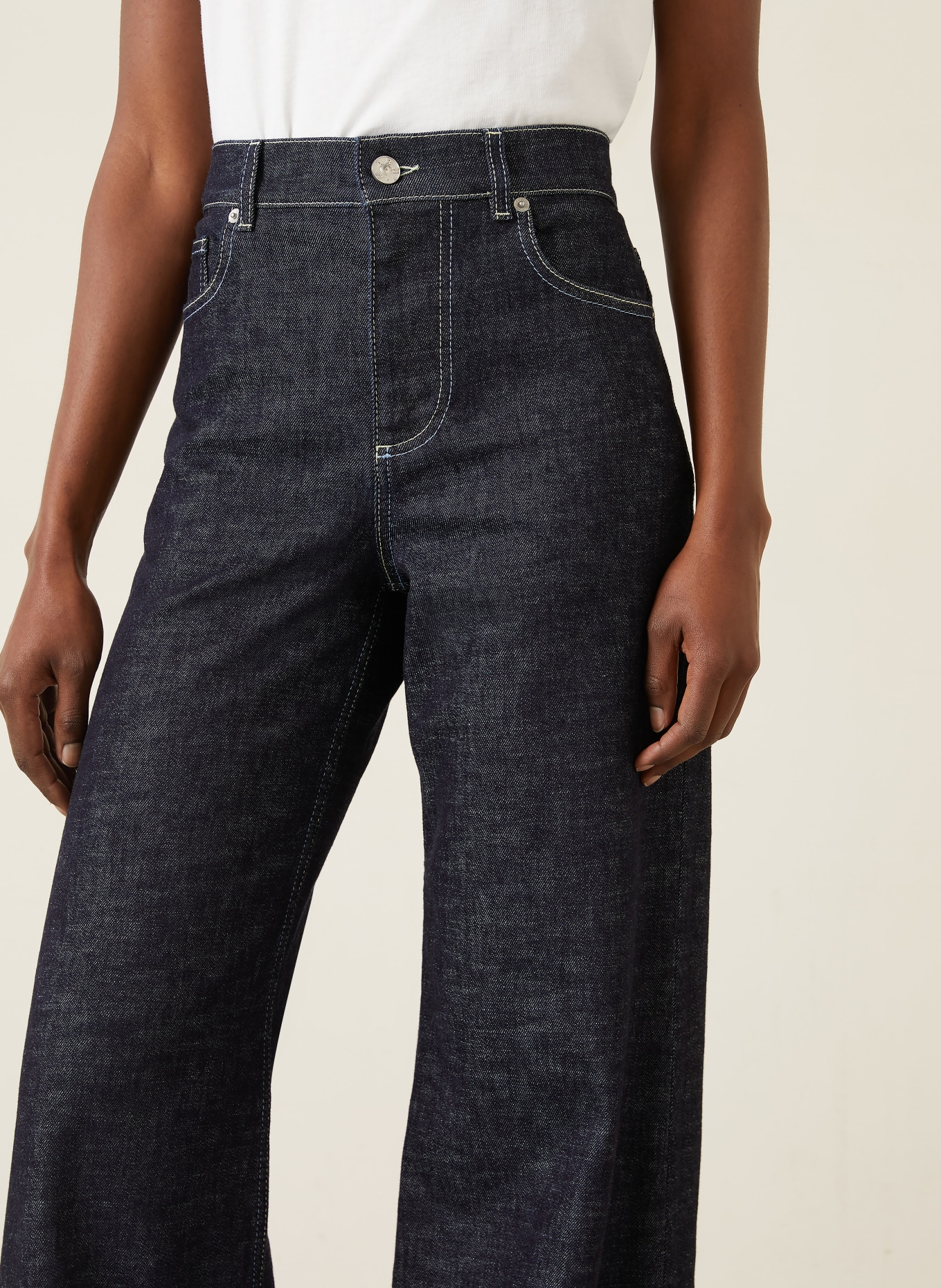 MARNI Wide-leg jeans: WSB99 BLUBLACK